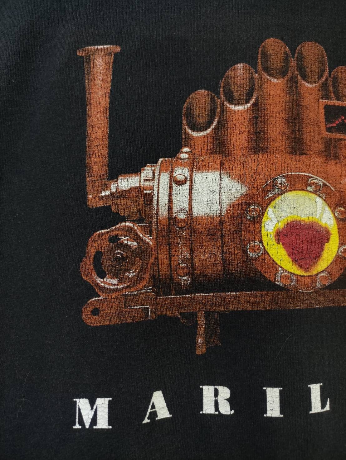 Band Tees Vtg 90's Marillion " This Strange Engine " Album Promo Size US L / EU 52-54 / 3 - 4 Thumbnail