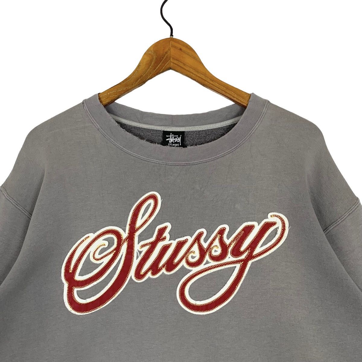 Stussy Vintage Stussy Big Logo Crewneck Sweatshirt SizeXL Size US XL / EU 56 / 4 - 3 Thumbnail
