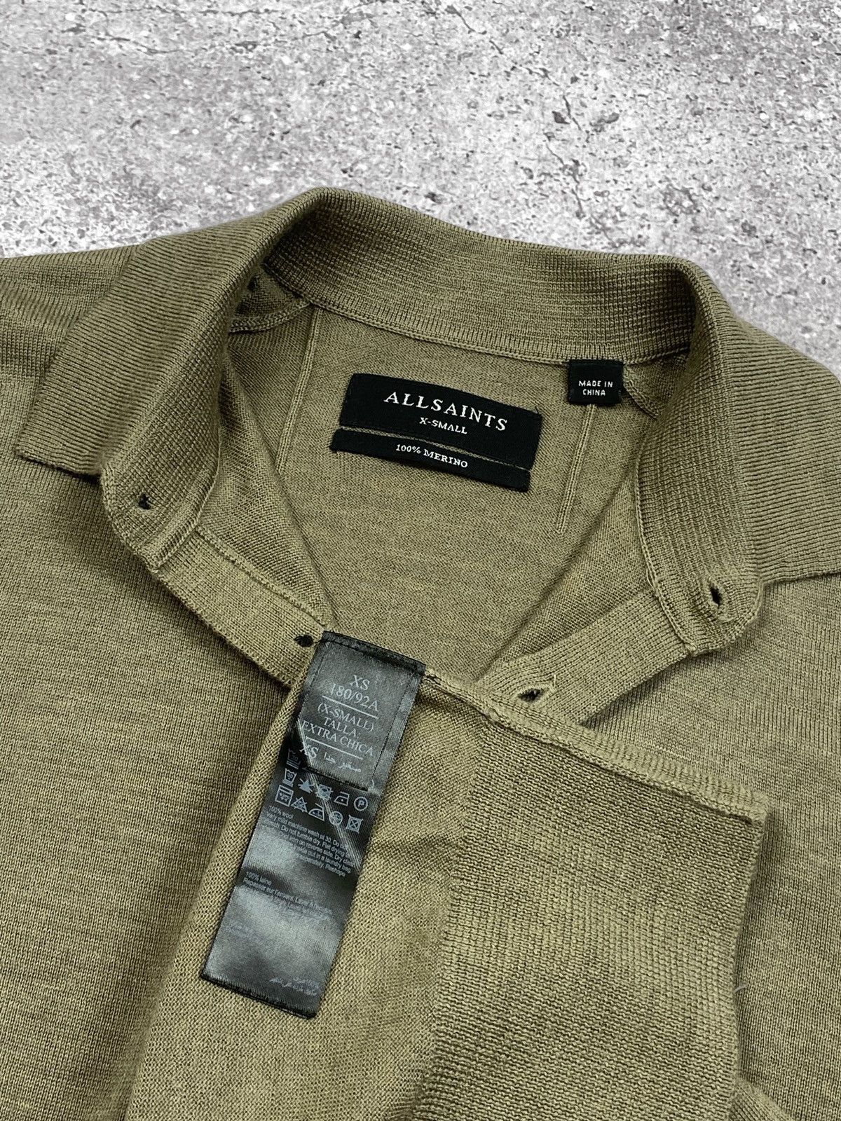 Allsaints × Japanese Brand AllSaints Mode Merino Crew Light Sweater Jumper Wool Luxury Size US XS / EU 42 / 0 - 7 Thumbnail