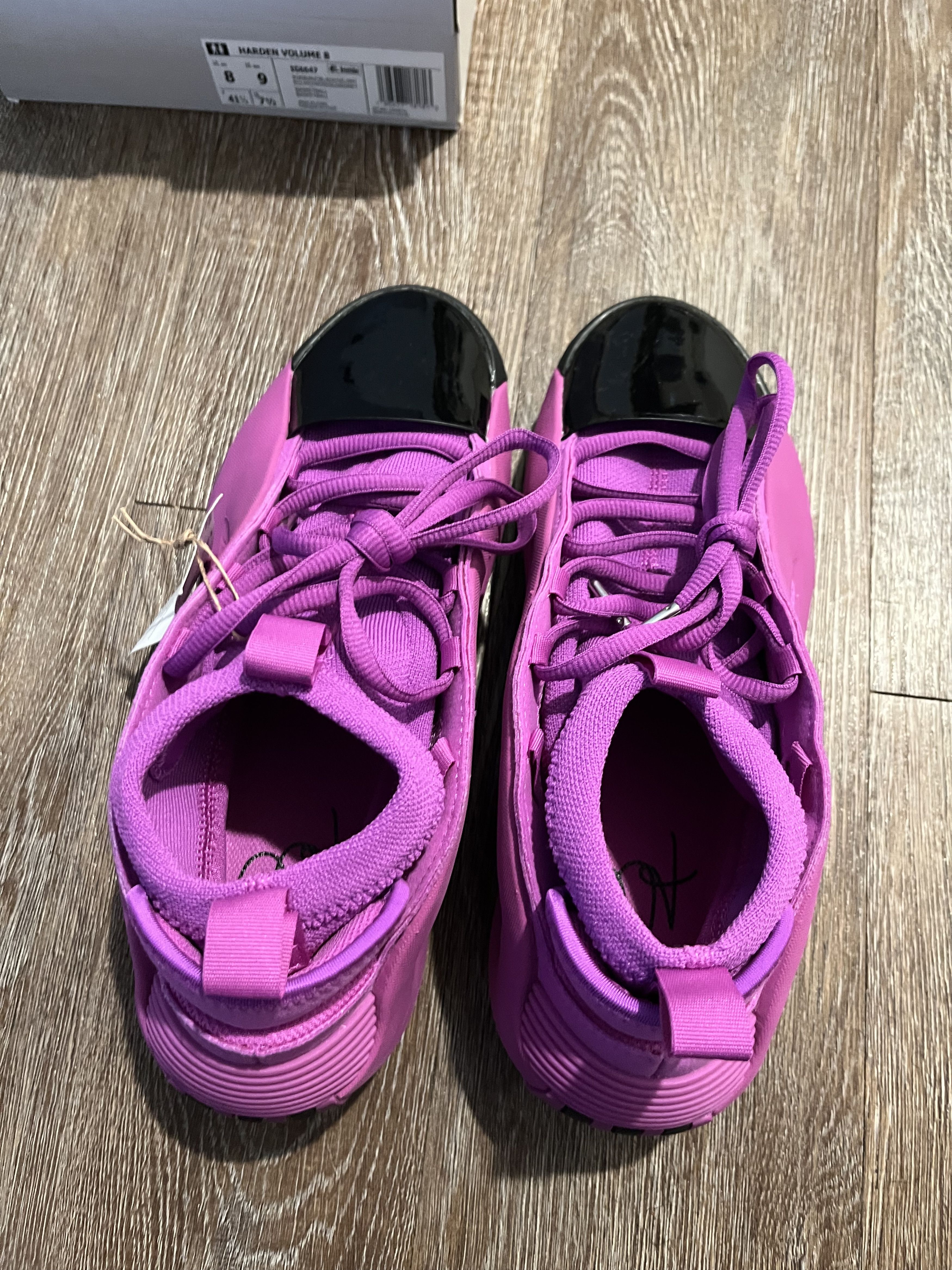 Adidas Harden Vol 8 purple burst Size US 8 / EU 41 - 4 Thumbnail