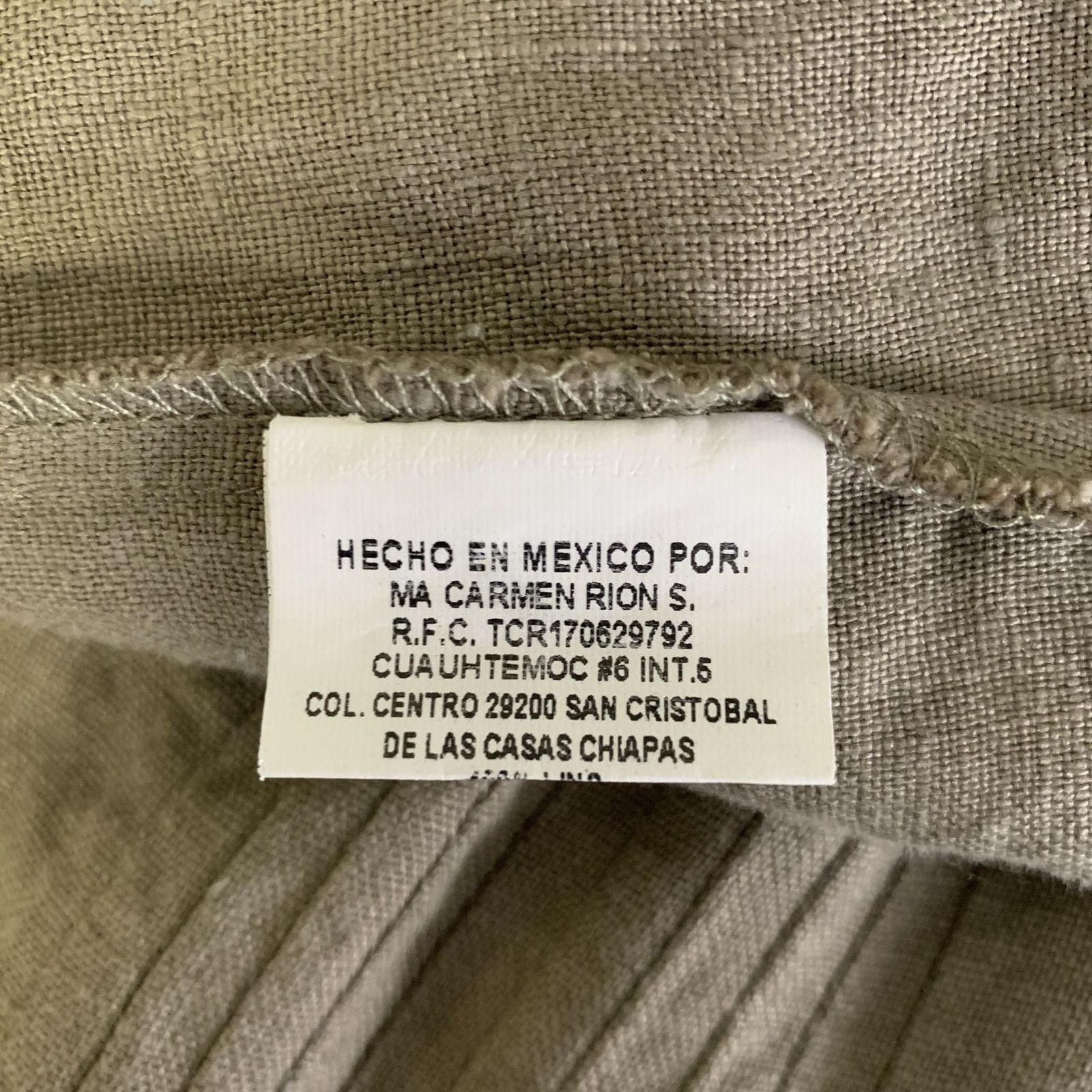 Other CARMEN RION S Green Olive Pleated Linen Long Sleeve Shirt Size US S / EU 44-46 / 1 - 5 Thumbnail