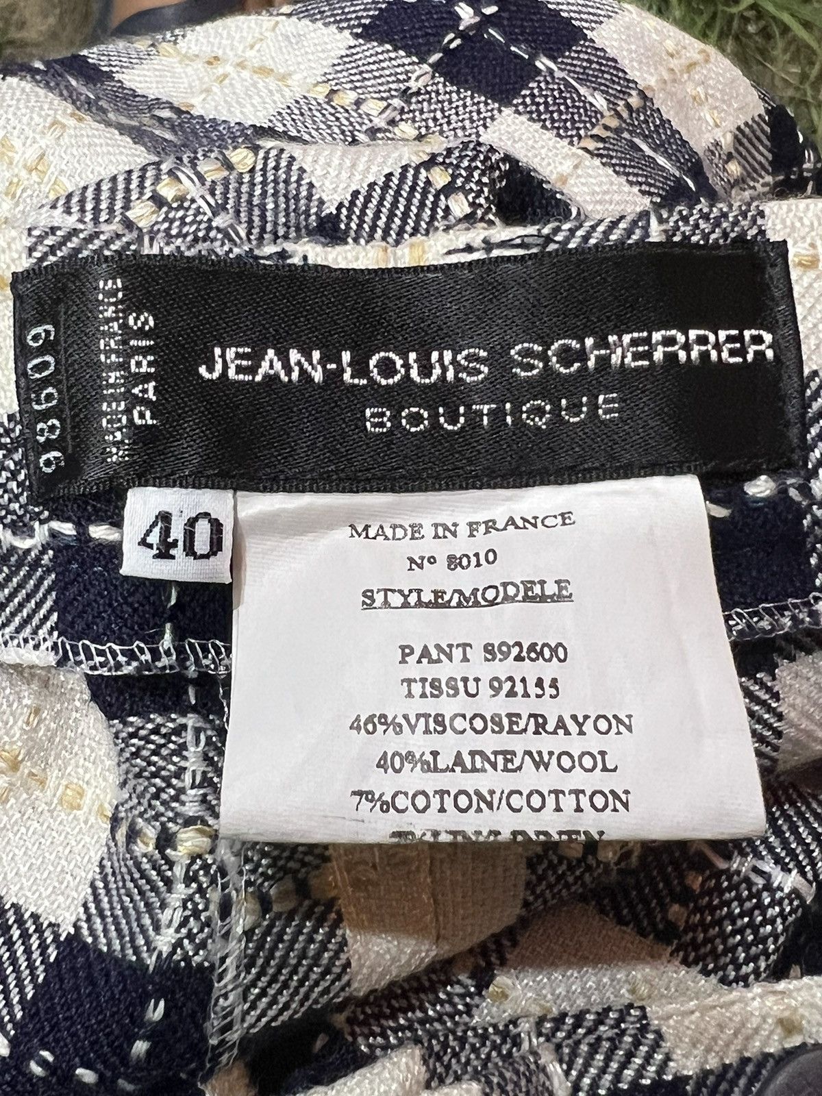 Jean-Louis Scherrer Jean Louis Scherrer pants long boots cut rare Size 28" / US 6 / IT 42 - 3 Thumbnail