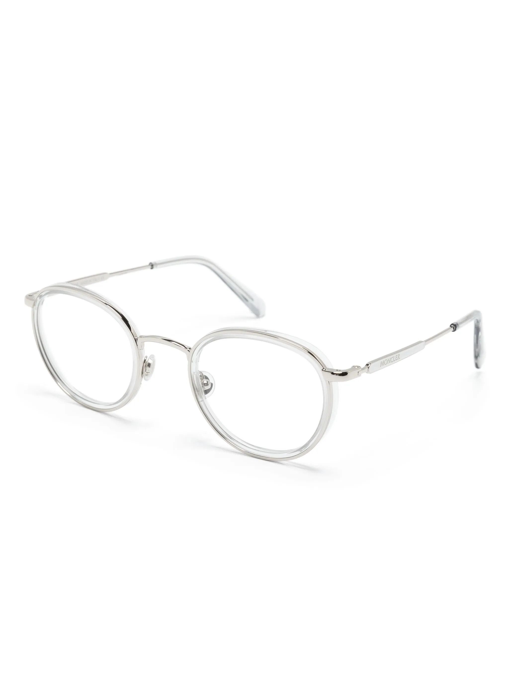 Moncler o1y0225 Size : OS / 49 mm Eyeglass Frame in Silver Size ONE SIZE - 2 Thumbnail
