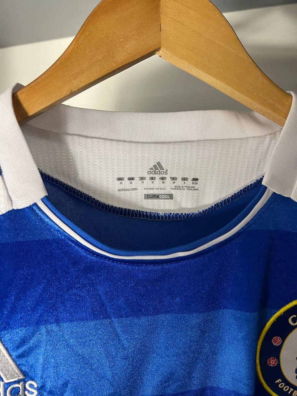 Vintage VERY RARE ADIDAS FC CHELSEA LONDON ENGLAND SOCCER JERSEY Y2K Size US M / EU 48-50 / 2 - 6 Thumbnail
