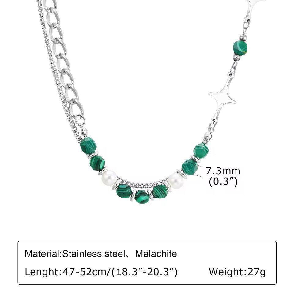 Jewelry Unisex Layered Cuban Chain Necklaces Size ONE SIZE - 3 Thumbnail