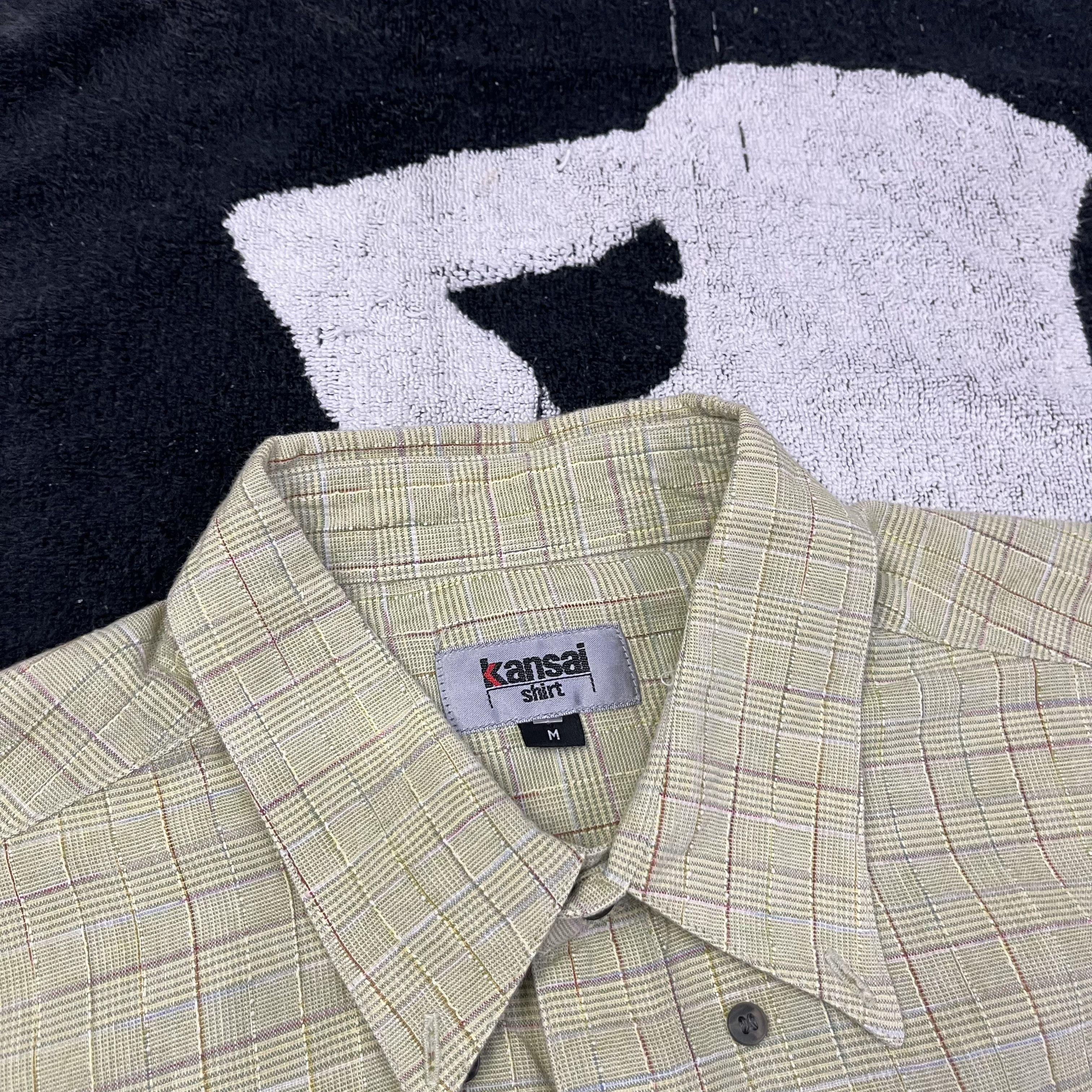 Japanese Brand Kansai yamamoto Textured button ups shirt Size US M / EU 48-50 / 2 - 3 Thumbnail