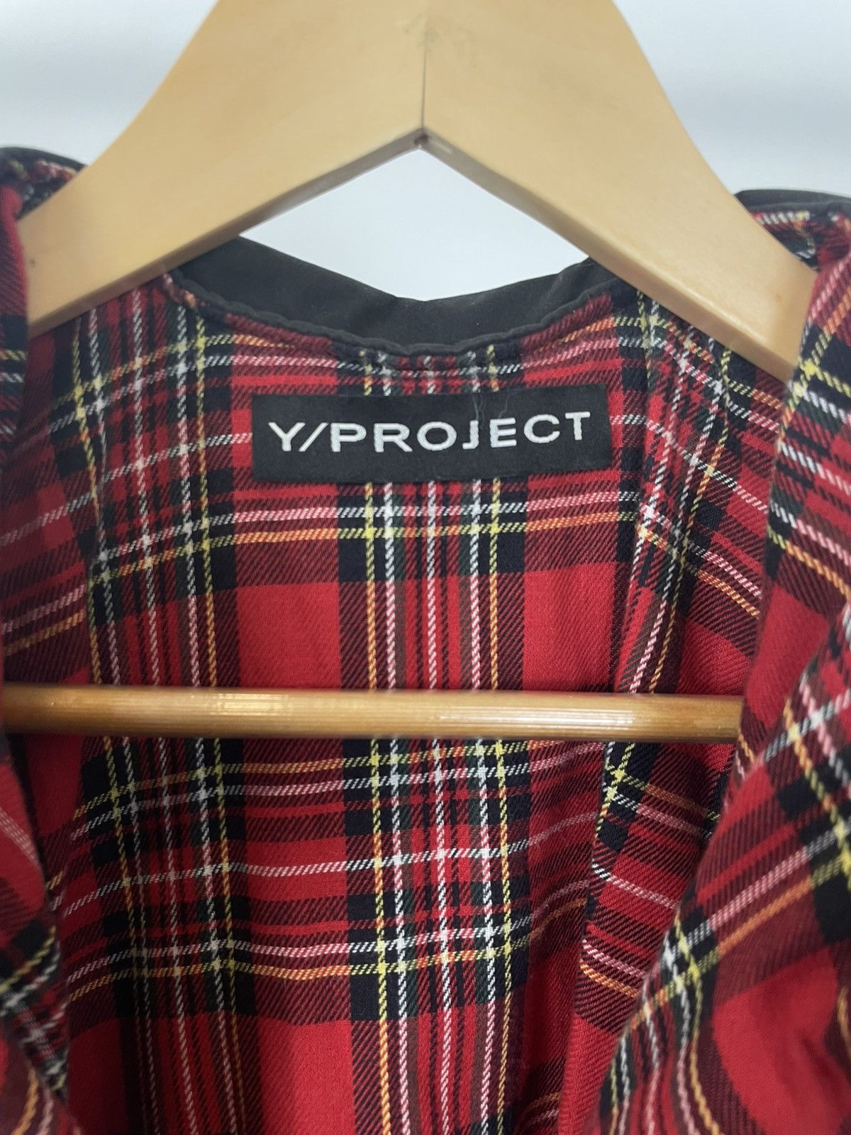 Y/Project 2018AW Runway Y/Project Tartan Tie Bomber Jacket (L) Size US L / EU 52-54 / 3 - 4 Thumbnail