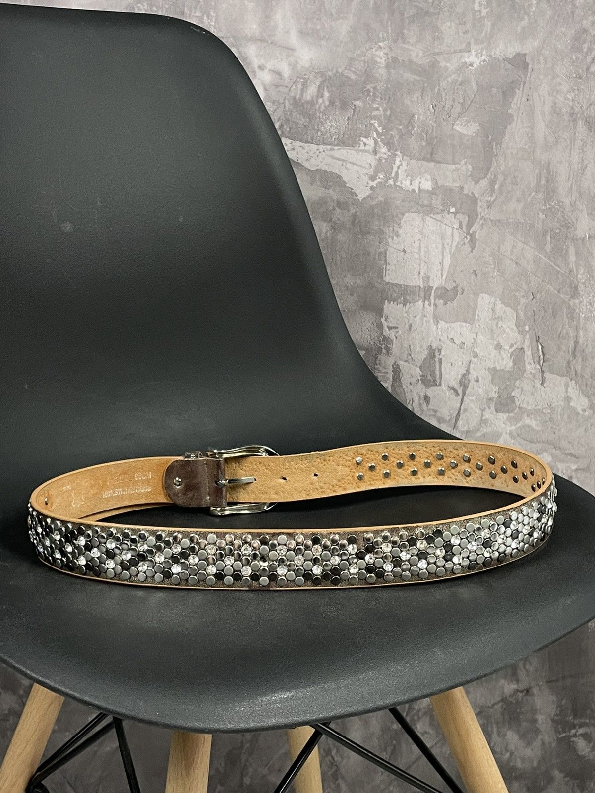 Vintage Y2K studded archival punk bb Simon cyber Japan style belt Size ONE SIZE - 5 Thumbnail