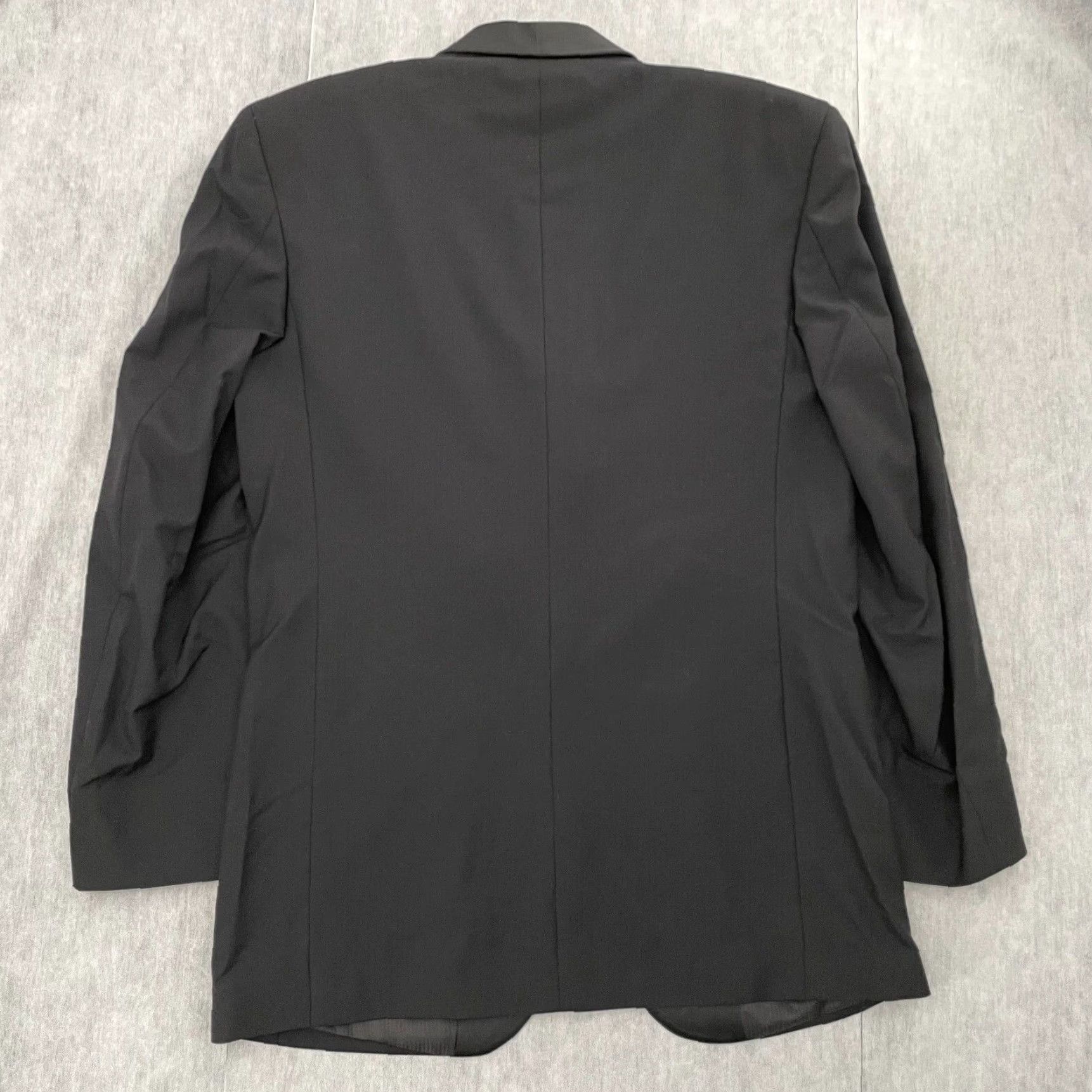 Loro Piana VINTAGE Loro Piana Blazer Coat Men 40L Single-Breasted Formal Business Black Super 110s Size 40R - 2 Thumbnail