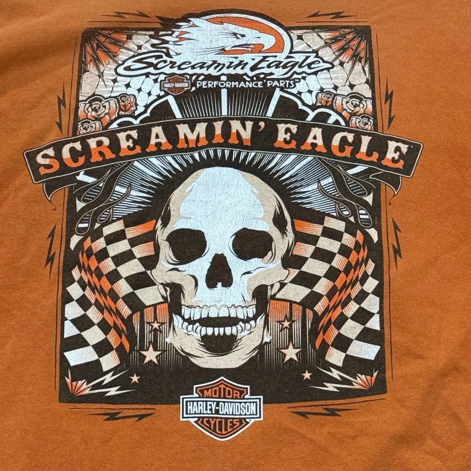 Harley Davidson Vintage Harley Davidson Screaming Eagle Performance Parts Size US XL / EU 56 / 4 - 6 Thumbnail