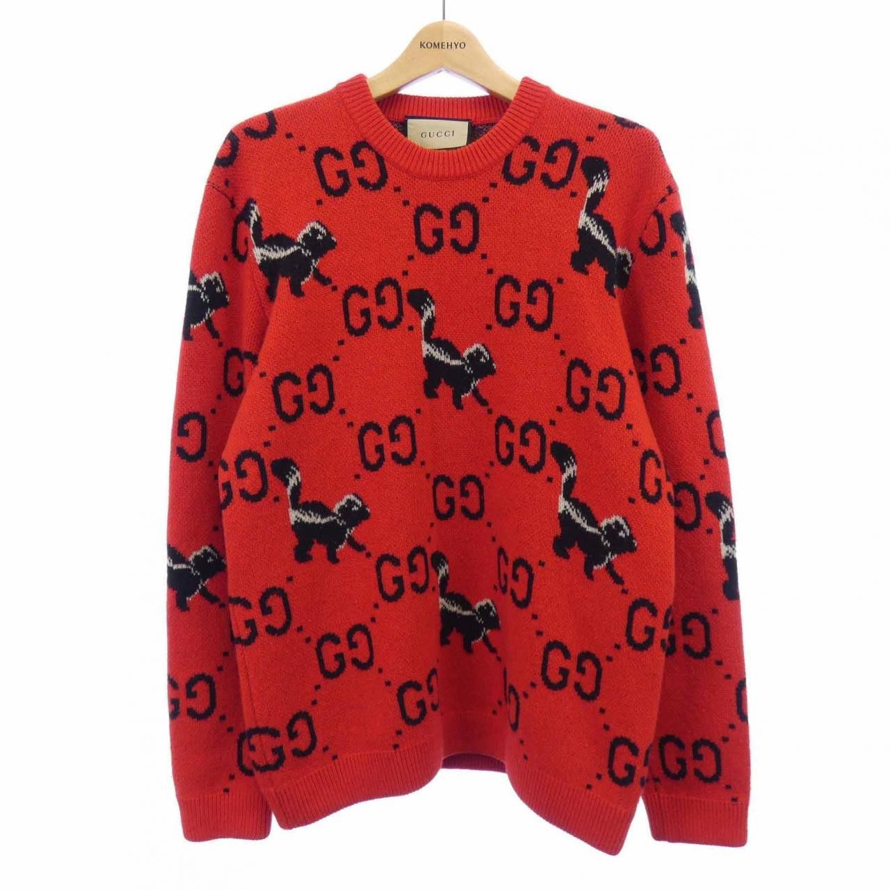 Gucci Gucci Gucci Knitwear Textile Tops 711576XKCL2 DUTY FREE for USA Size ONE SIZE - 1 Thumbnail