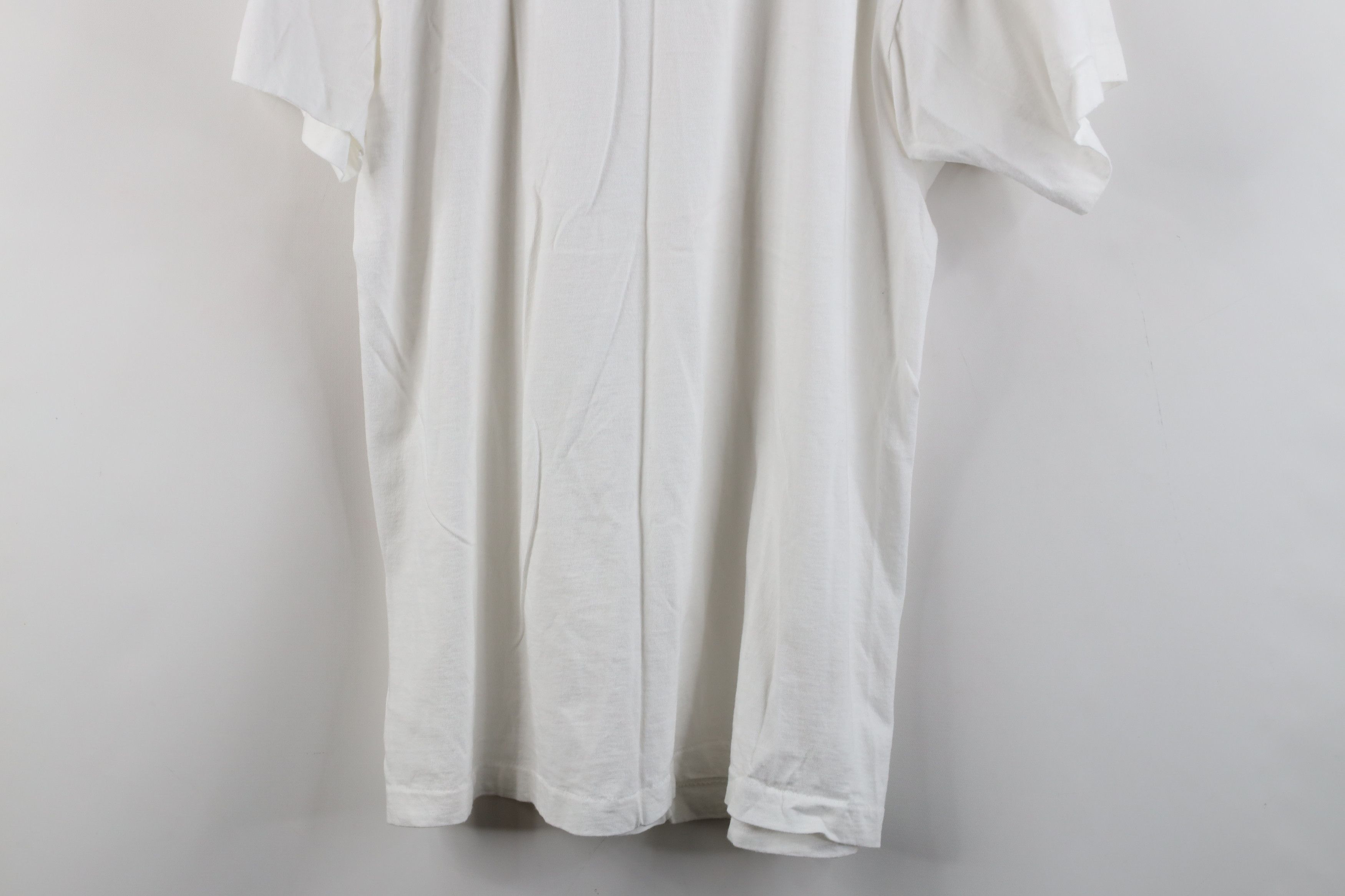 Vintage Vintage 90s Streetwear Cotton Short Sleeve T-Shirt White USA Size US XL / EU 56 / 4 - 9 Thumbnail