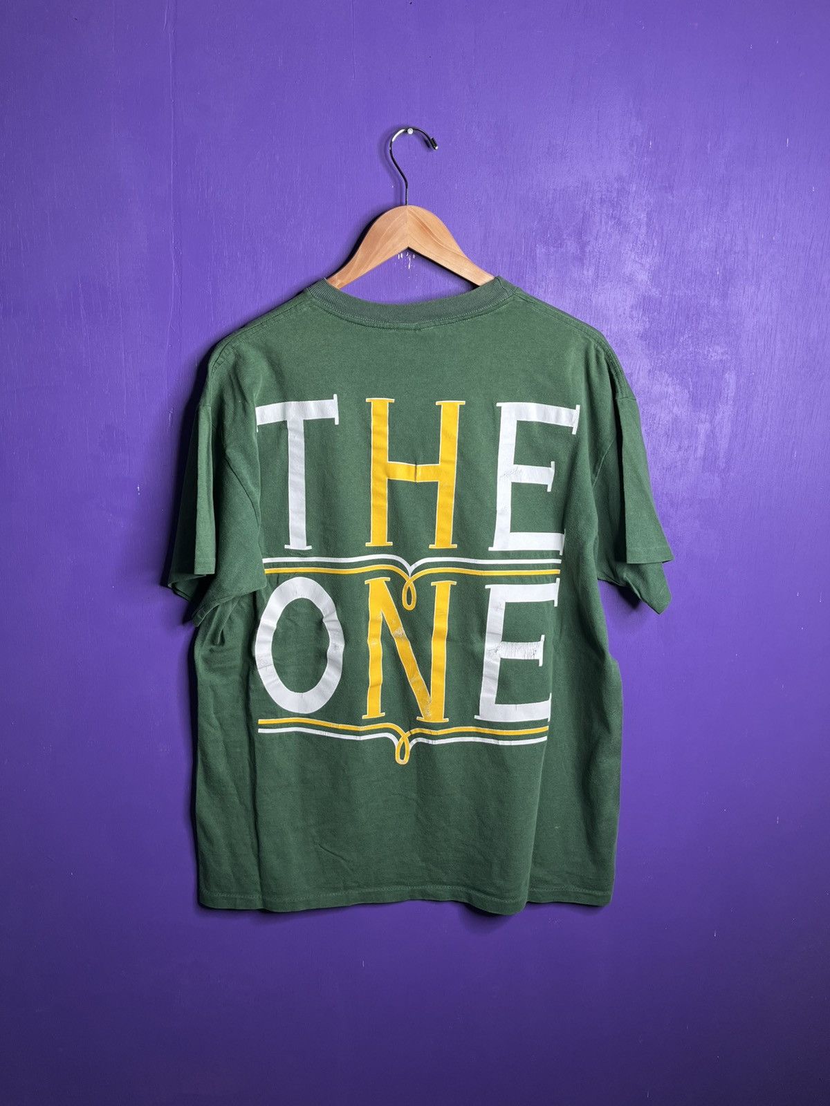 Band Tees × Vintage Vintage 90s Elton John the one tour t-shirt Size US XL / EU 56 / 4 - 2 Thumbnail