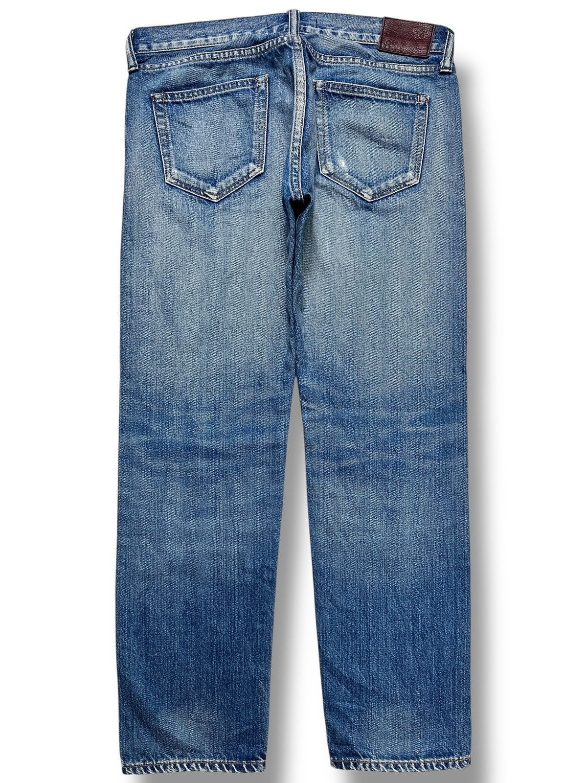Johnbull Johnbull Selvage Distressed Japan Denim Slimfit Faded Wash Size US 32 / EU 48 - 3 Thumbnail