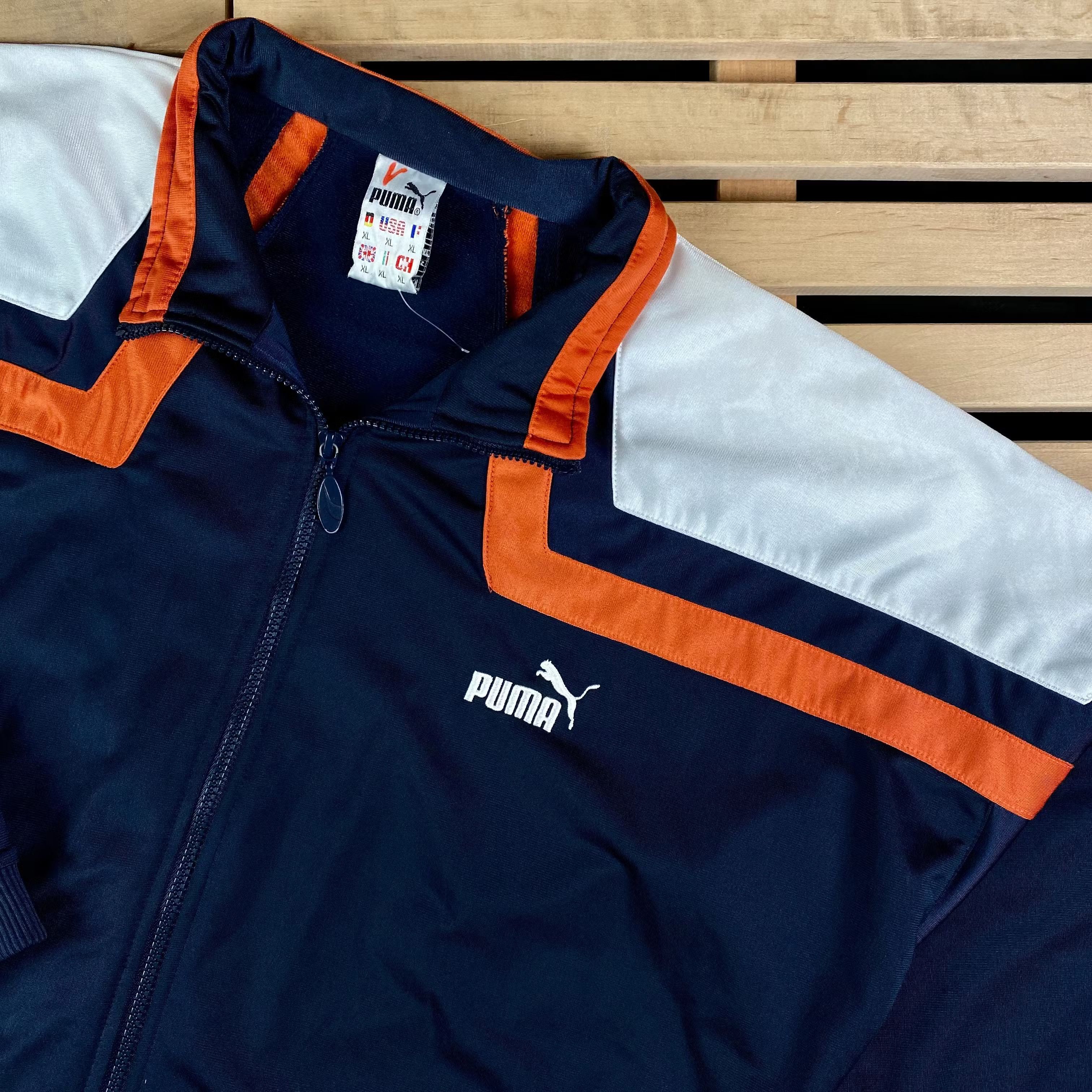 Puma × Vintage Mens Bomber Jacket Puma Vintage Size XL Size US XL / EU 56 / 4 - 2 Thumbnail
