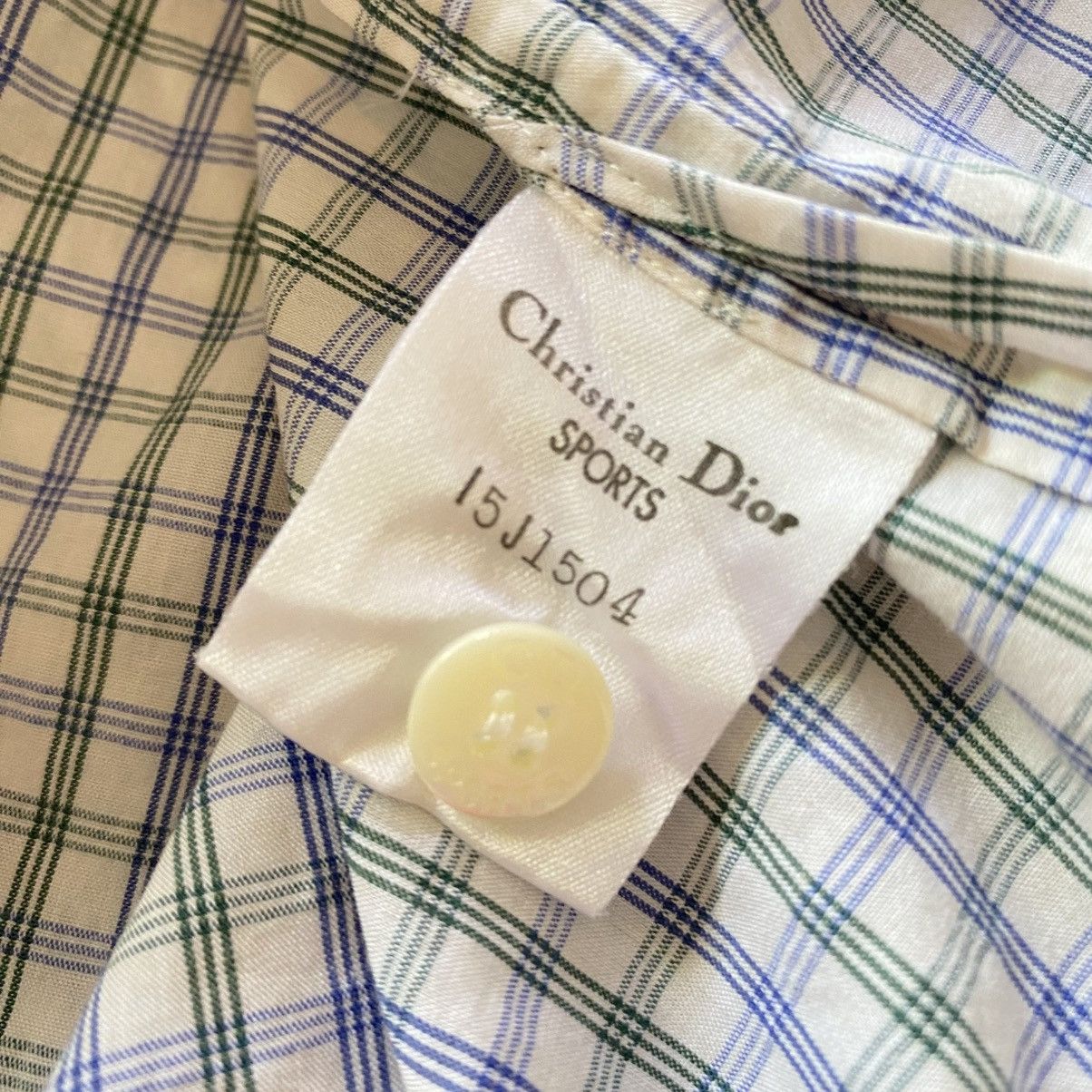 Dior Christian Dior Checkered Long Sleeve Shirt Size M / US 6-8 / IT 42-44 - 17 Thumbnail