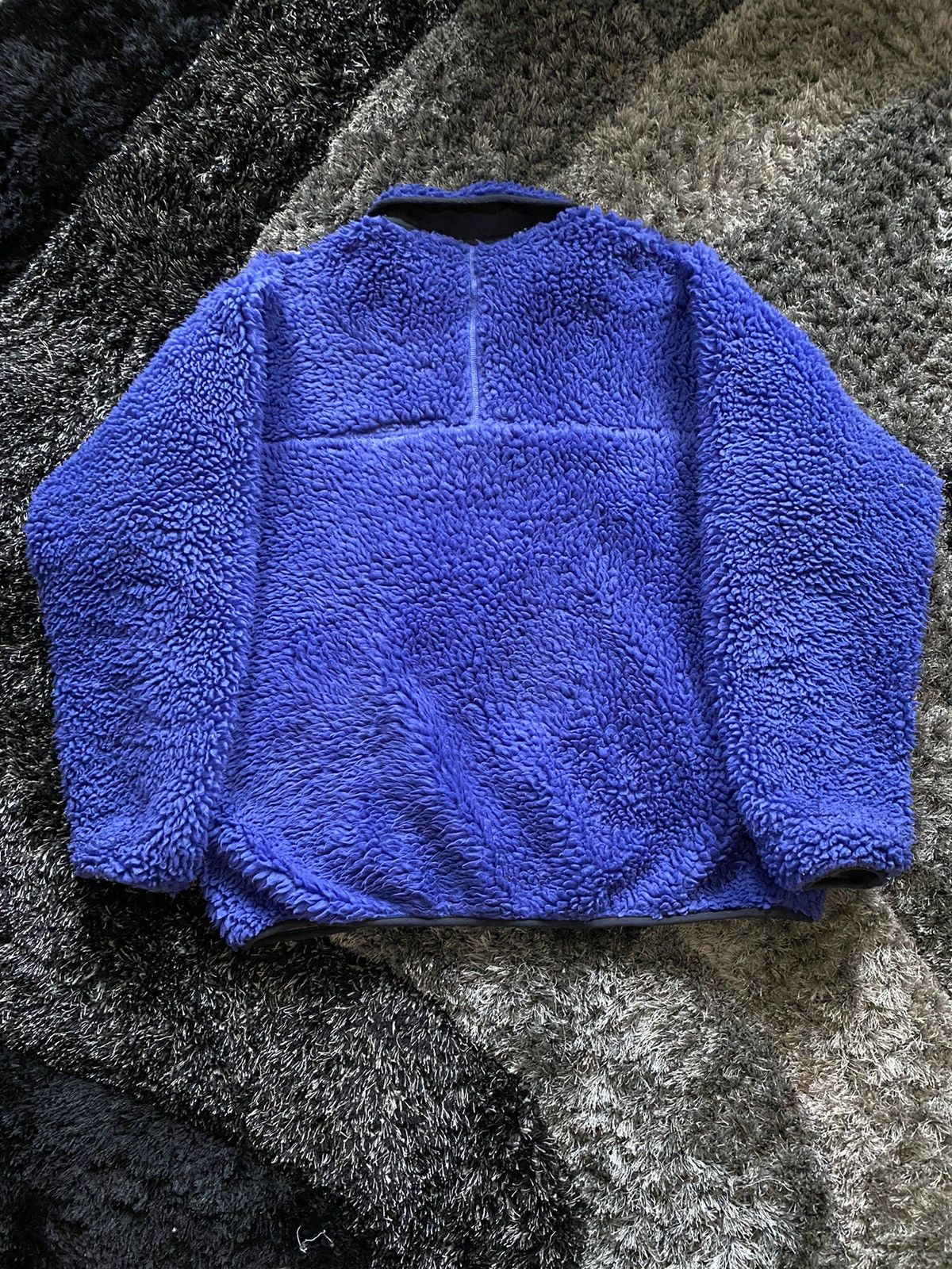 Patagonia Rare 2001 Blue Patagonia Jacket X Deep Pile Sherpa Fleece Size US L / EU 52-54 / 3 - 6 Thumbnail