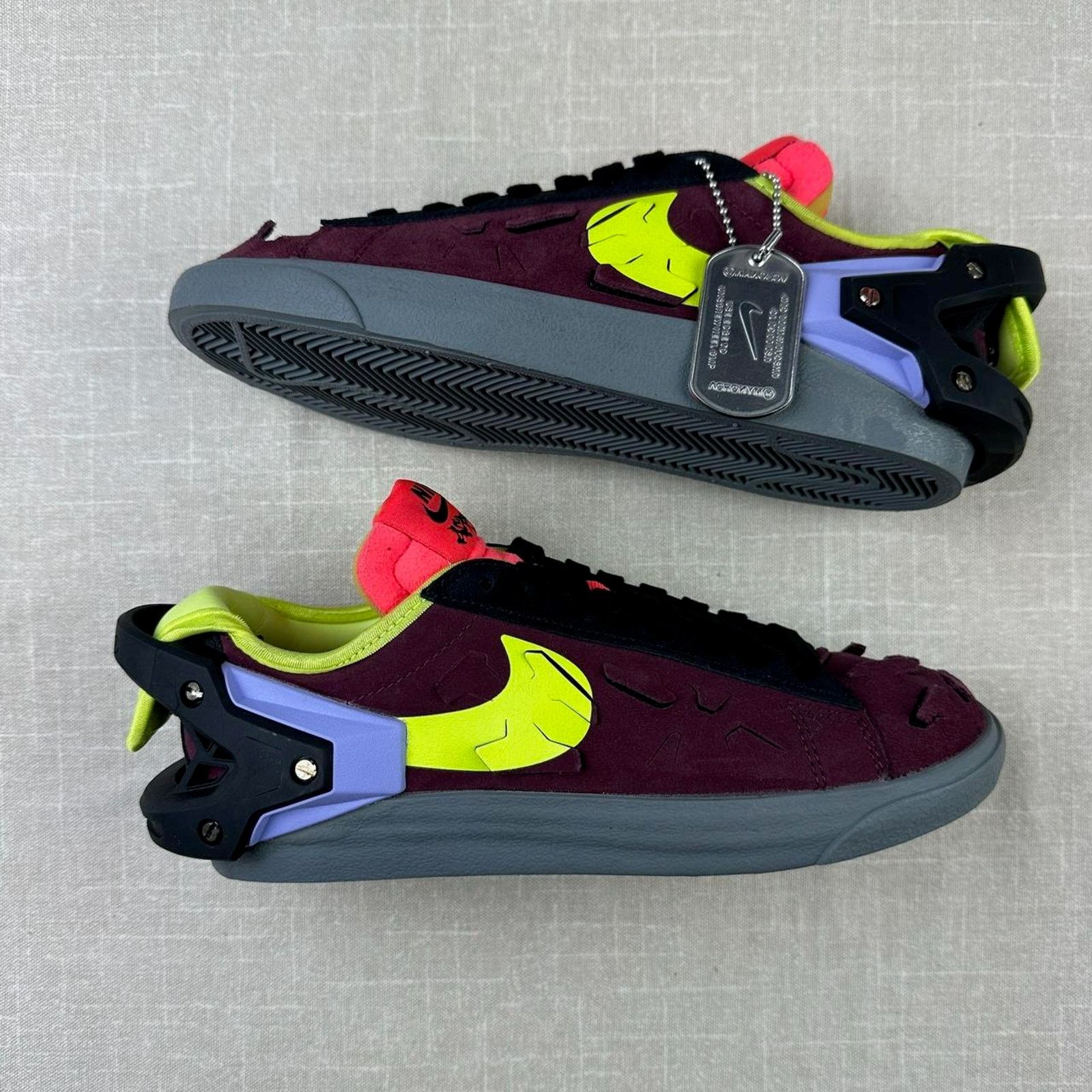 Nike Nike x Acronym Blazer Low “Night Maroon" Women 5.5 Size US 5.5 / IT 35.5 - 2 Thumbnail