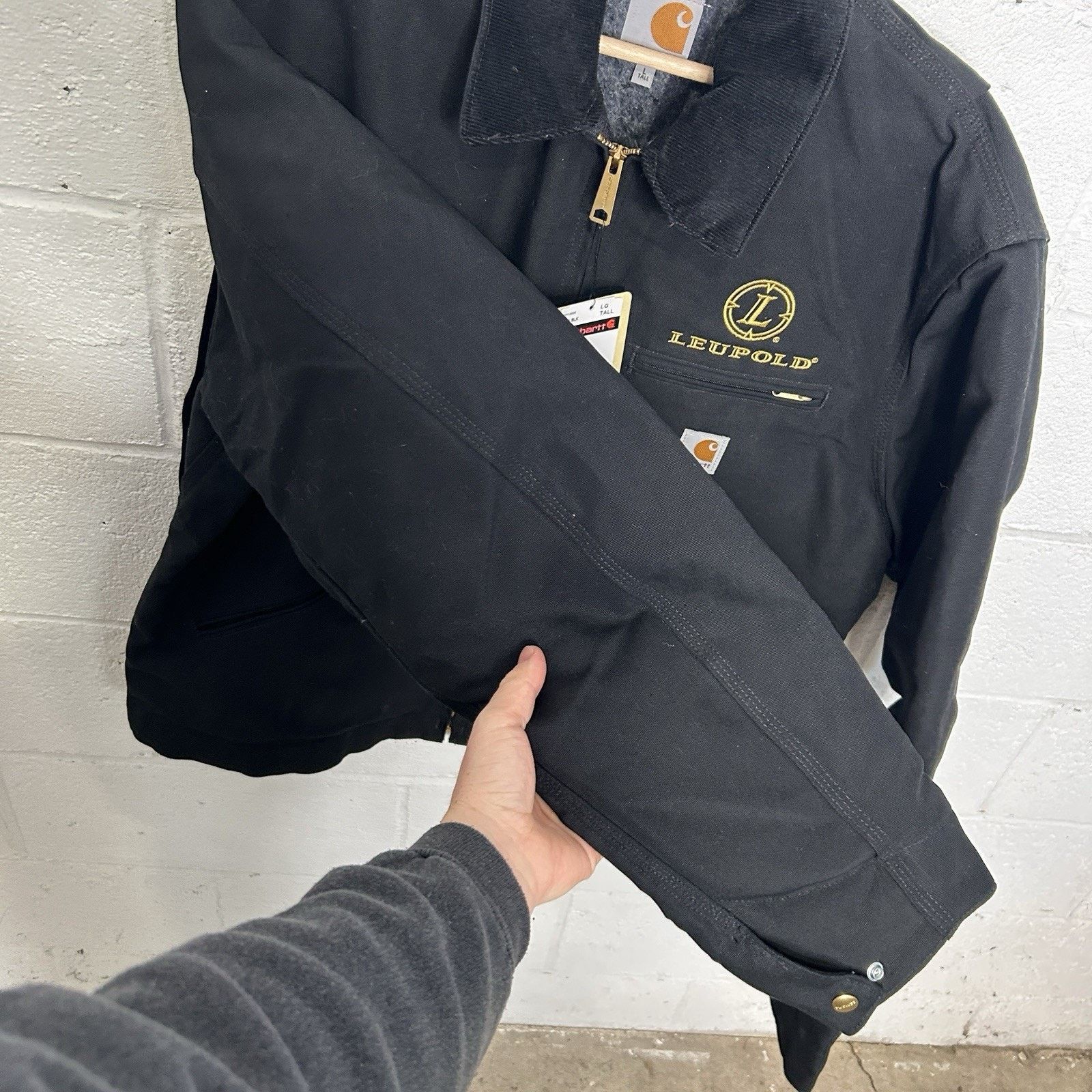 Carhartt Y2K Carhartt Blanket-Lined Detroit Jacket “Black” Leupold Size US L / EU 52-54 / 3 - 9 Thumbnail