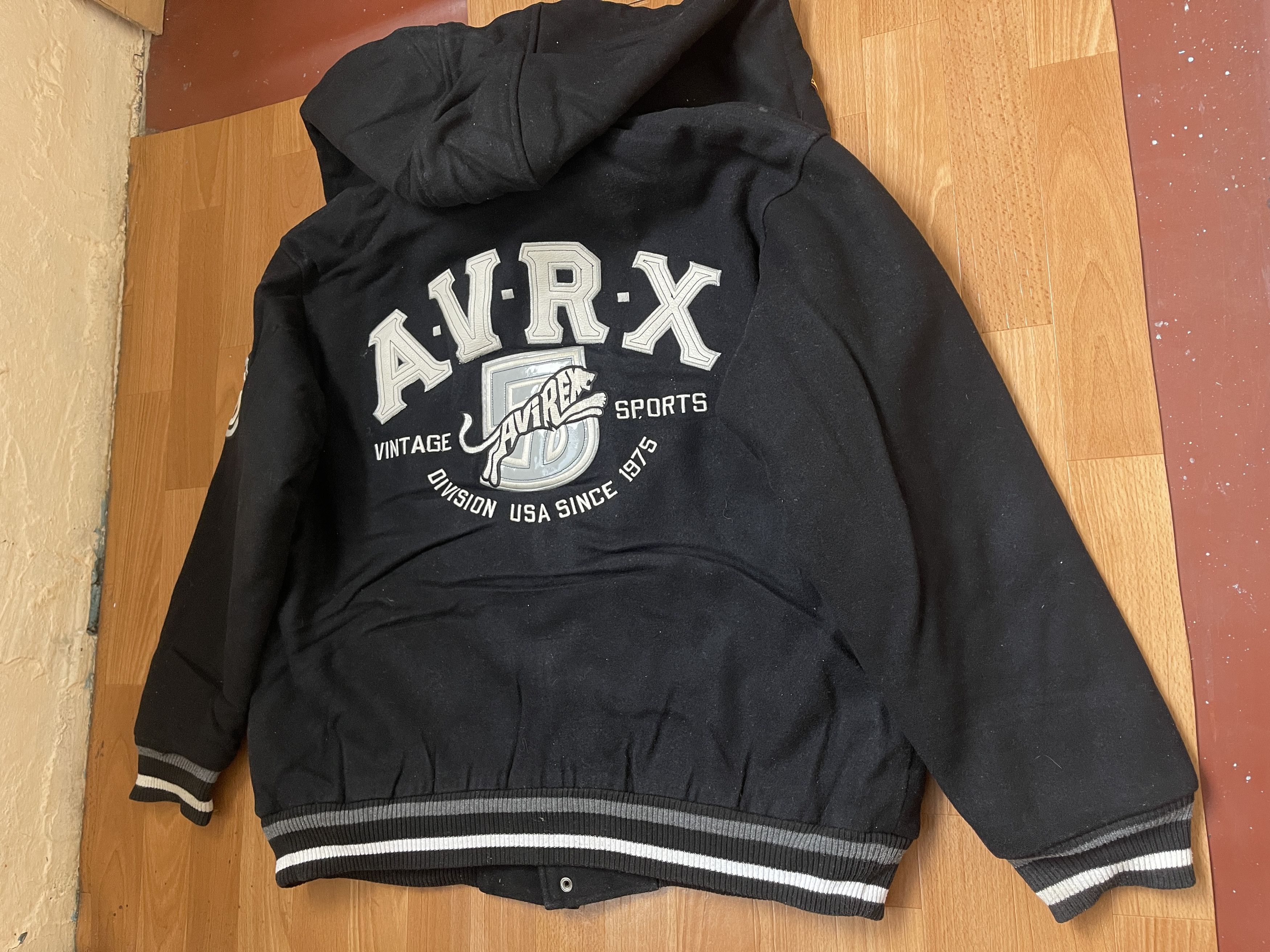 Avirex AVIREX jacket, black, vintage coat, 90s old school size XL Size US XL / EU 56 / 4 - 10 Thumbnail