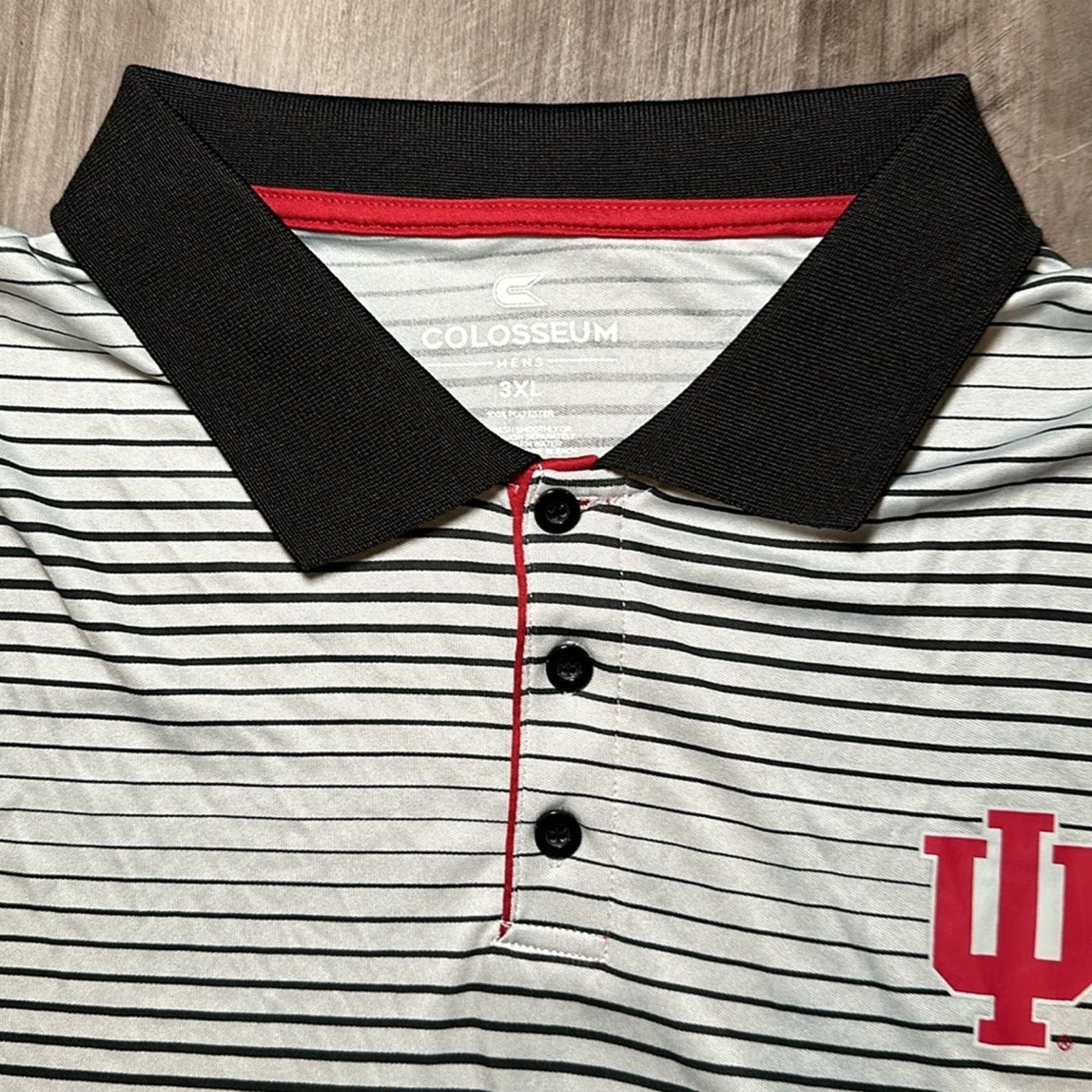 Colosseum Athletics Indiana Hoosiers Colosseum Polo - 3XL Size US XXL / EU 58 / 5 - 6 Thumbnail