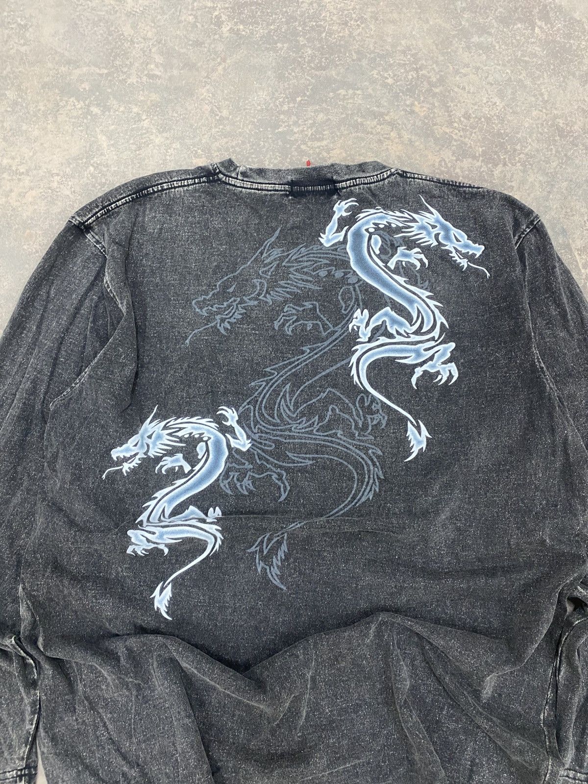 Japanese Brand Crosskeys Sukajan Dragon Washed 90s Lgb Punk Grunge Size US XL / EU 56 / 4 - 3 Thumbnail