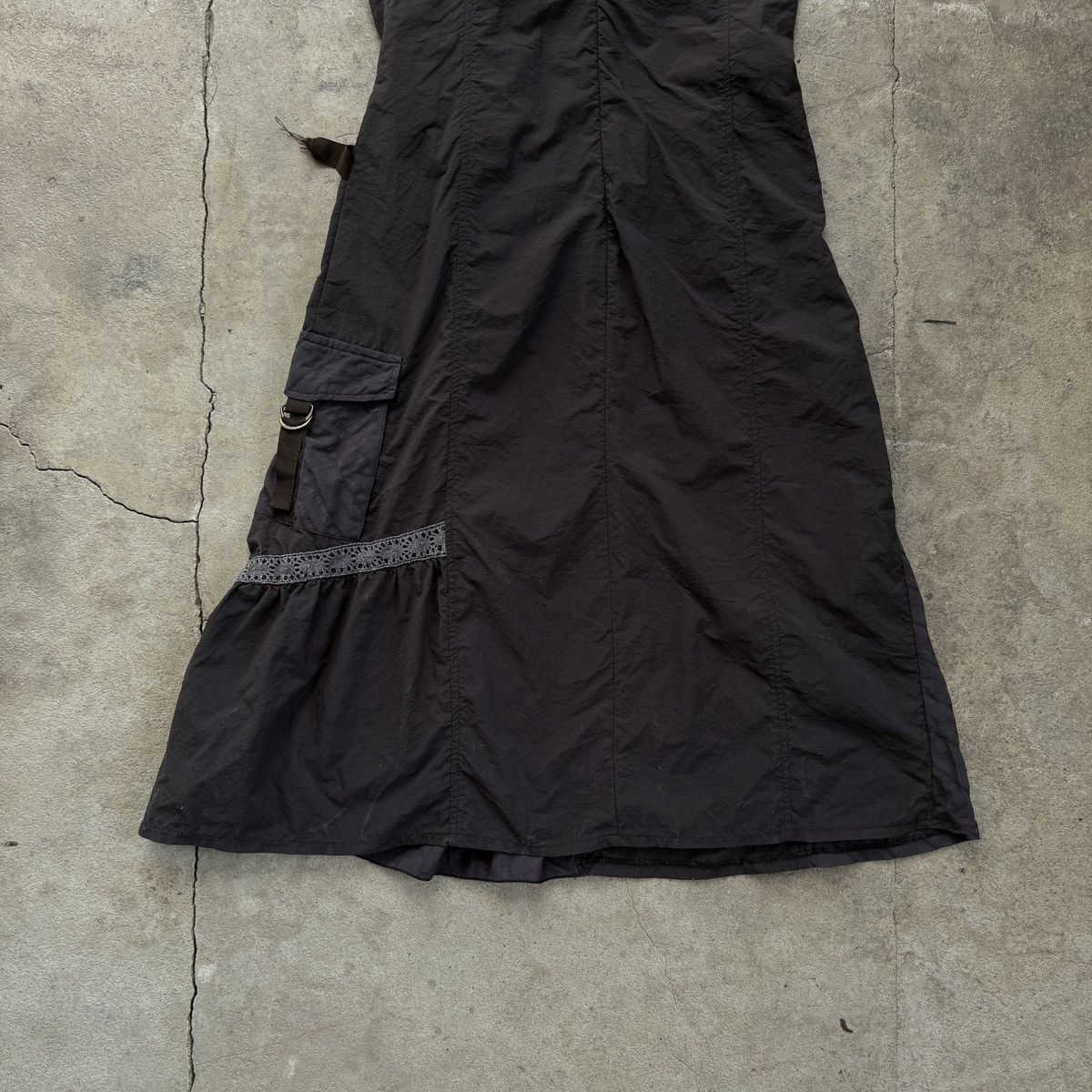 chinese dress ladies Widow Leather Bondage Maxi Dress- Black – Dolls Kill main image 0