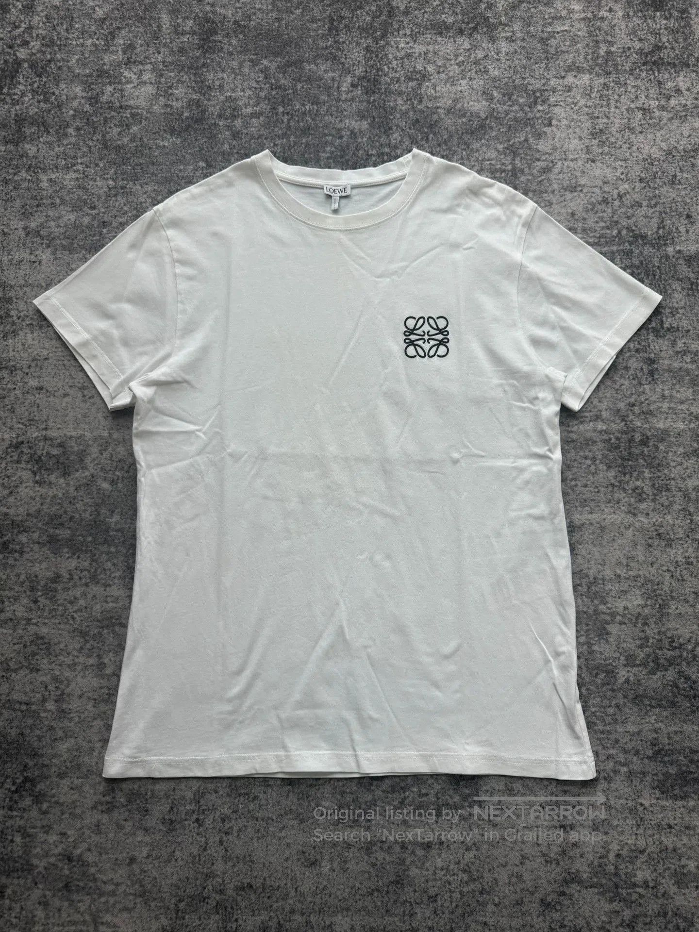 Loewe Loewe White Embroidered Logo Short Sleeve. Size XS / US 0-2 / IT 36-38 - 1 Thumbnail