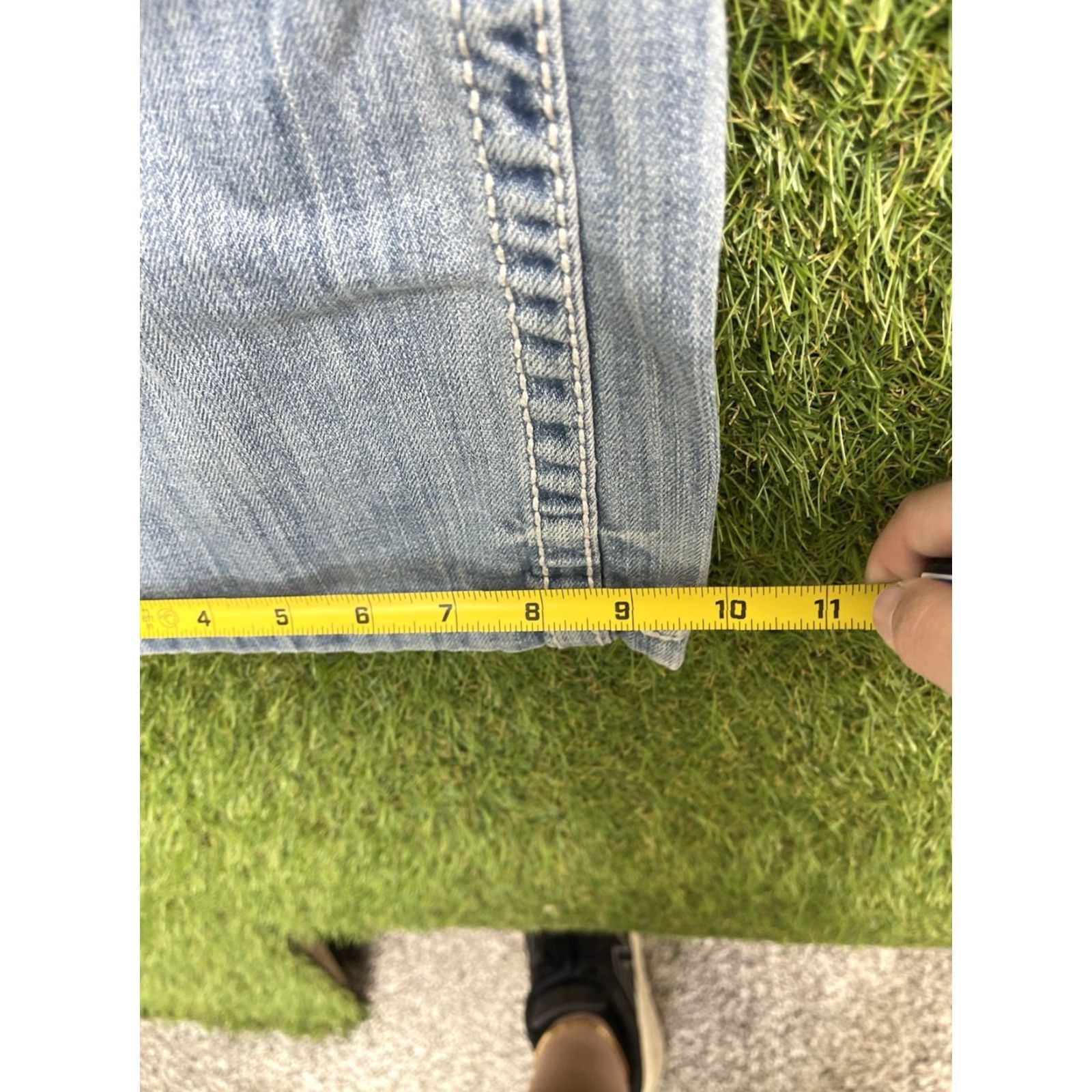 Vintage VINTAGE Buckle BKE Jeans Mens 31x33 Straight Leg Mid Rise Denim Blue 90s Y2K Retro Size US 31 - 4 Thumbnail
