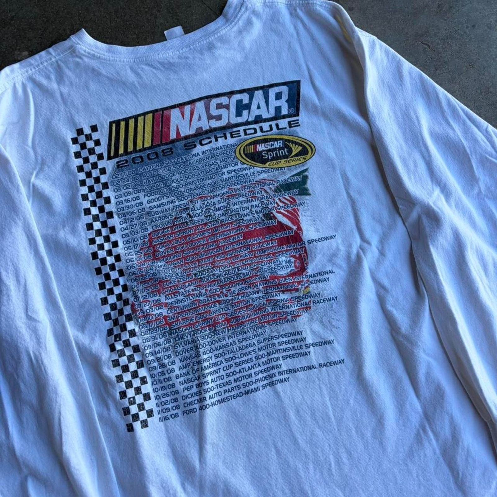 NASCAR 2008 motor speedway racing long sleeve Size US XL / EU 56 / 4 - 4 Thumbnail