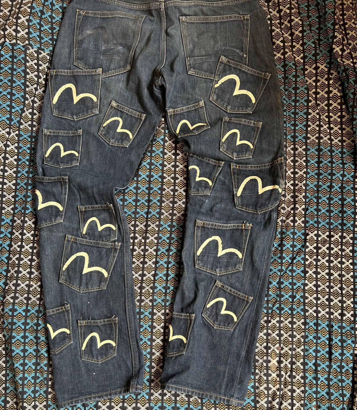 Evisu Evisu Selvedge Multi Pocket Denim Jeans W31 L32 Size US 31 - 3 Thumbnail