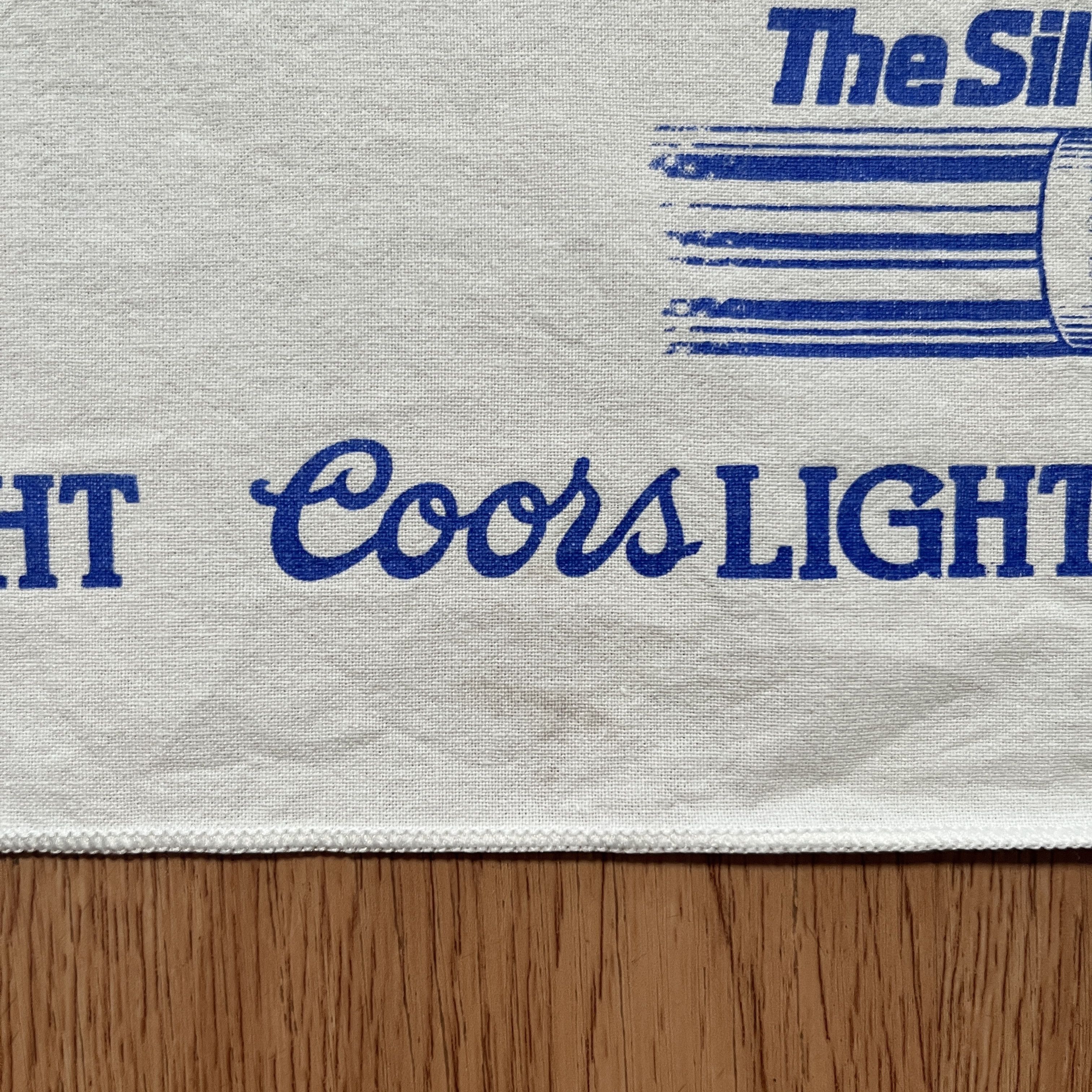Vintage Vintage Coors Light The Silver Bullet Handkerchief Size ONE SIZE - 6 Thumbnail