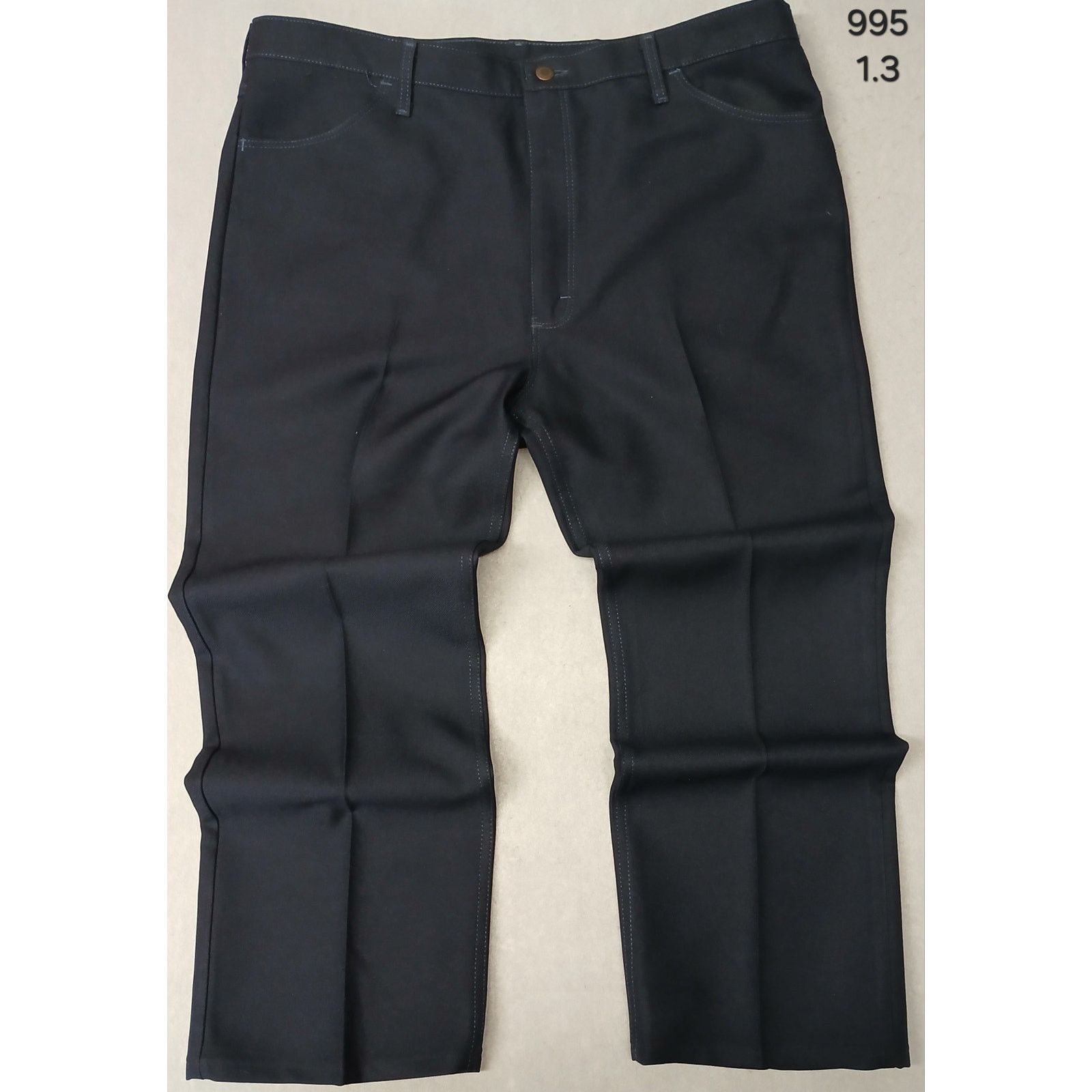 Wrangler Wrangler 82NV (42x30) Blue Relaxed Straight Stretch Pants Size US 42 / EU 58 - 1 Thumbnail