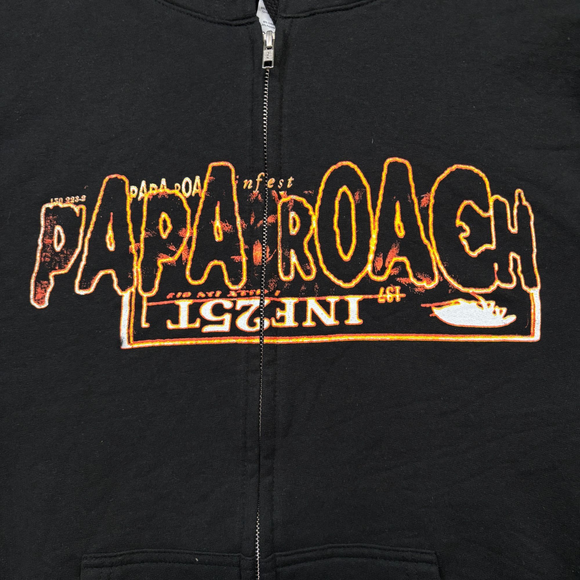 Band Tees Papa Roach Infest Album Rock Band Zip-Up Hoodie M Size US M / EU 48-50 / 2 - 2 Thumbnail
