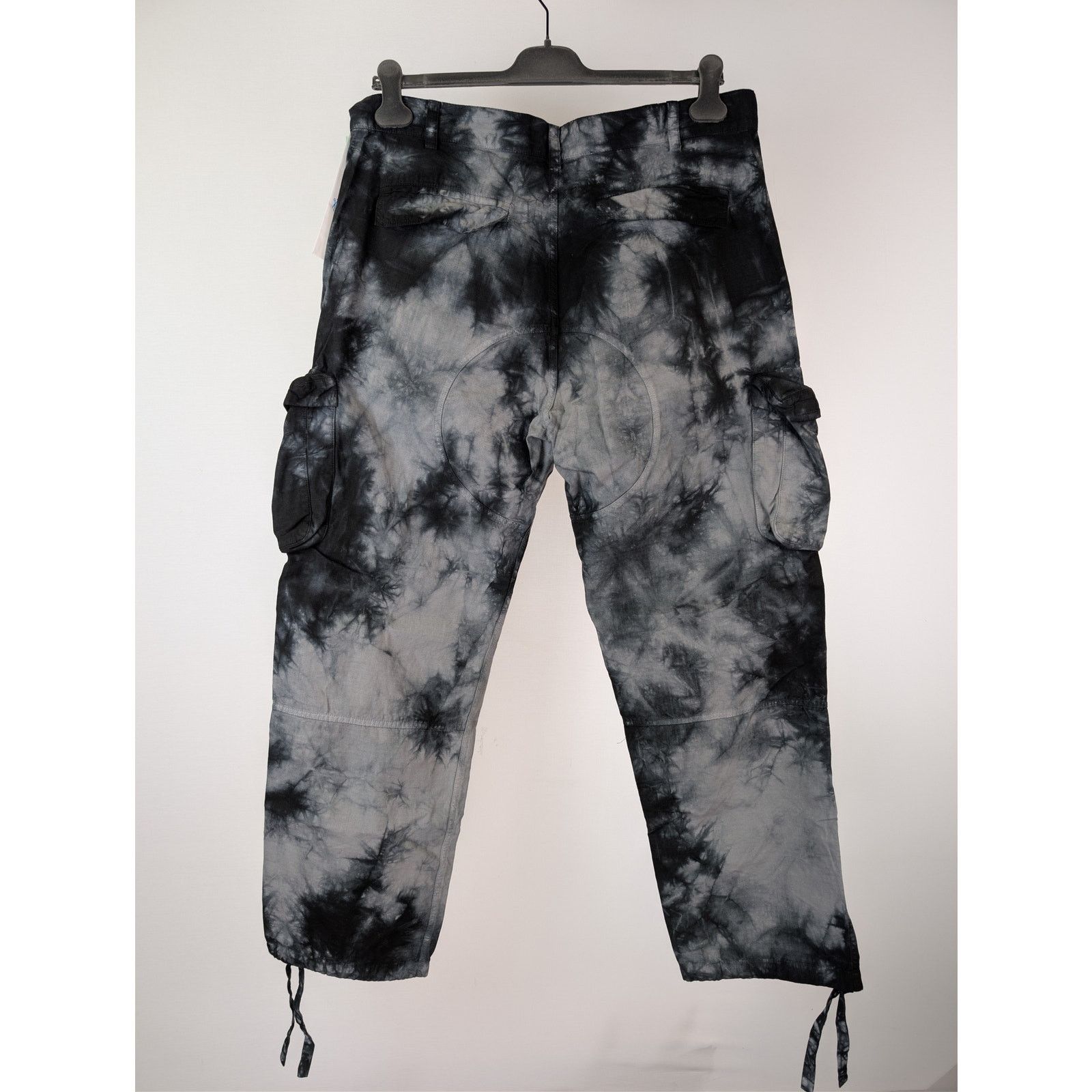 Off-White o1rshd1 Bounce Tie Dye Ripstop Cargo Pants Warm Grey / White Size US 38 / EU 54 - 8 Thumbnail