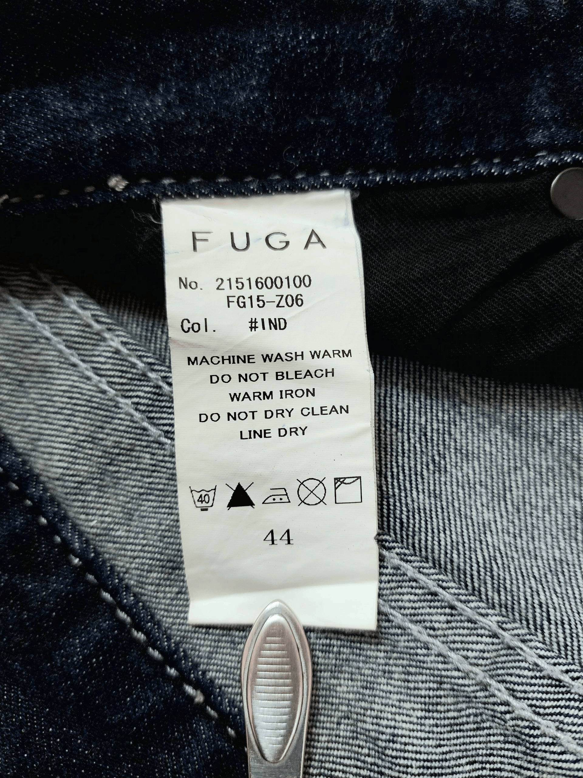 GOSTAR DE FUGA FUGA Spiral Distressed Denim Size US 31 - 17 Thumbnail