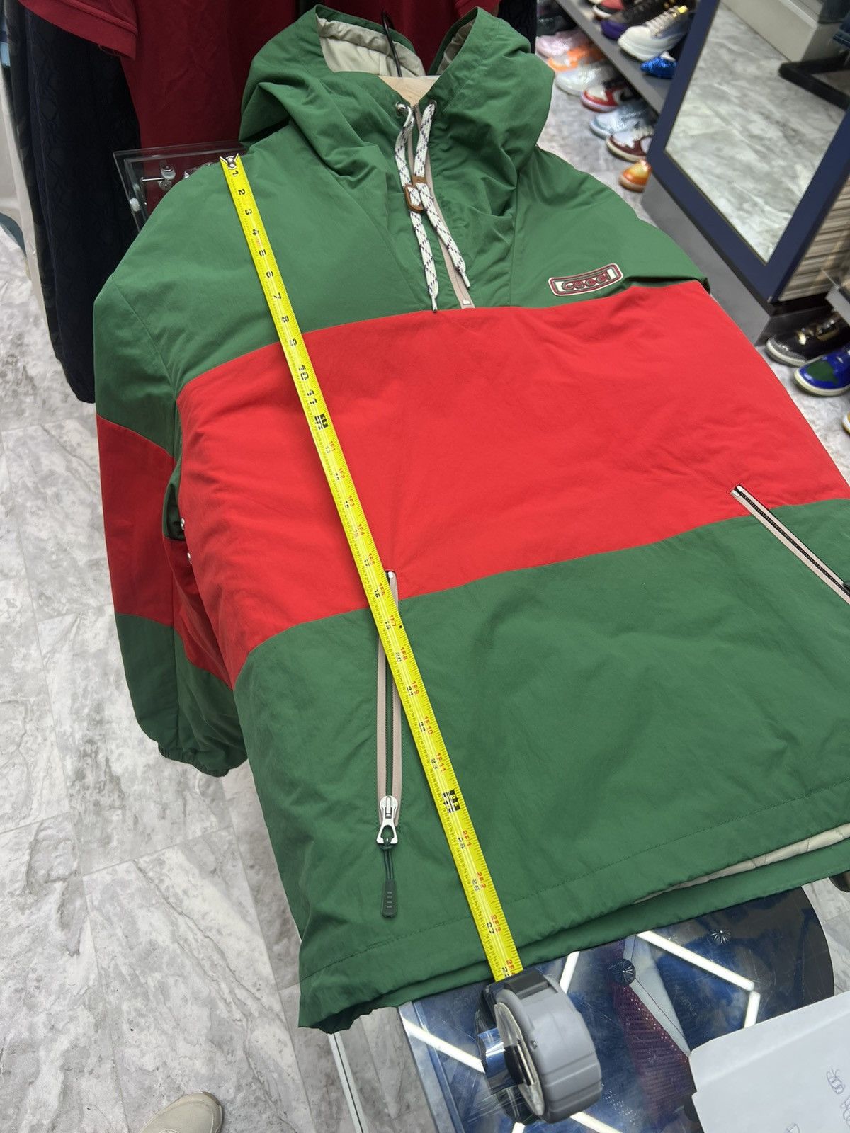 Gucci Gucci Anorak Web Logo Jacket Size US XXL / EU 58 / 5 - 20 Thumbnail