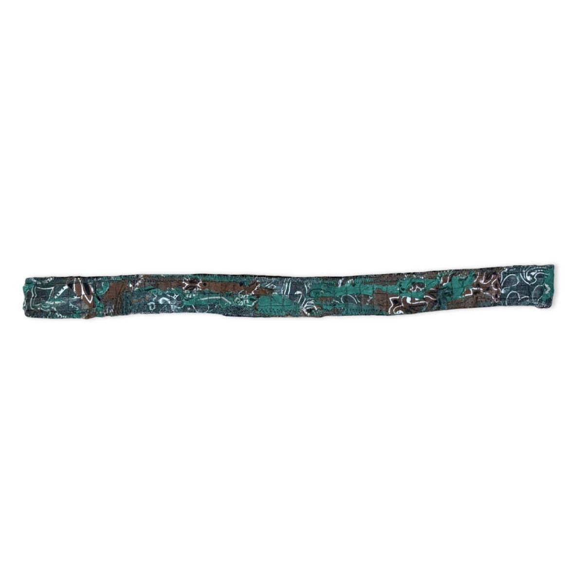 Other W&G Denim Paisley Boro Repair Buckle Belt Kapital Army Camo Size ONE SIZE - 4 Thumbnail