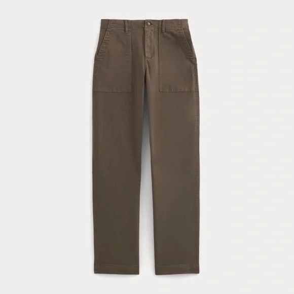 *NEW* Everlane Canvas Relaxed Pant in Brown size 34 x 32