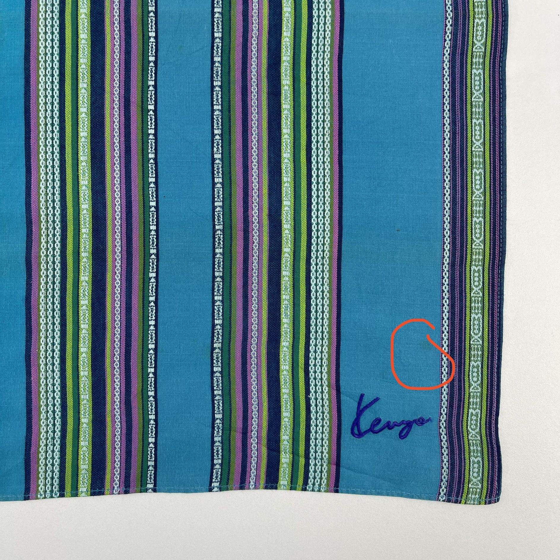 Kenzo × Vintage Kenzo Handkerchief / Neckerchief / Bandana - 4148 Size ONE SIZE - 3 Thumbnail