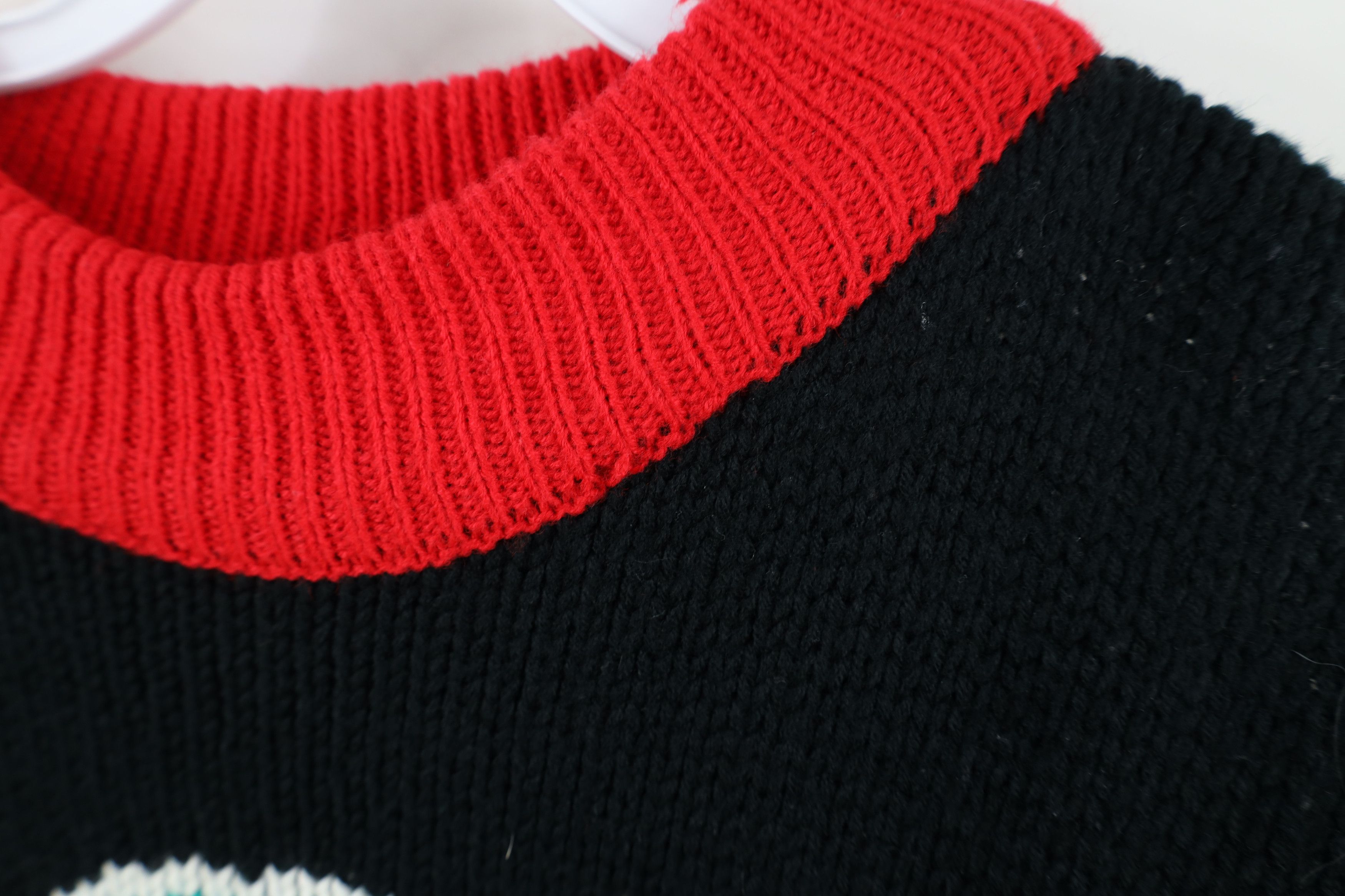 Vintage Vintage 90s Streetwear Block Boy Crazy Club Knit Sweater Size M / US 6-8 / IT 42-44 - 8 Thumbnail