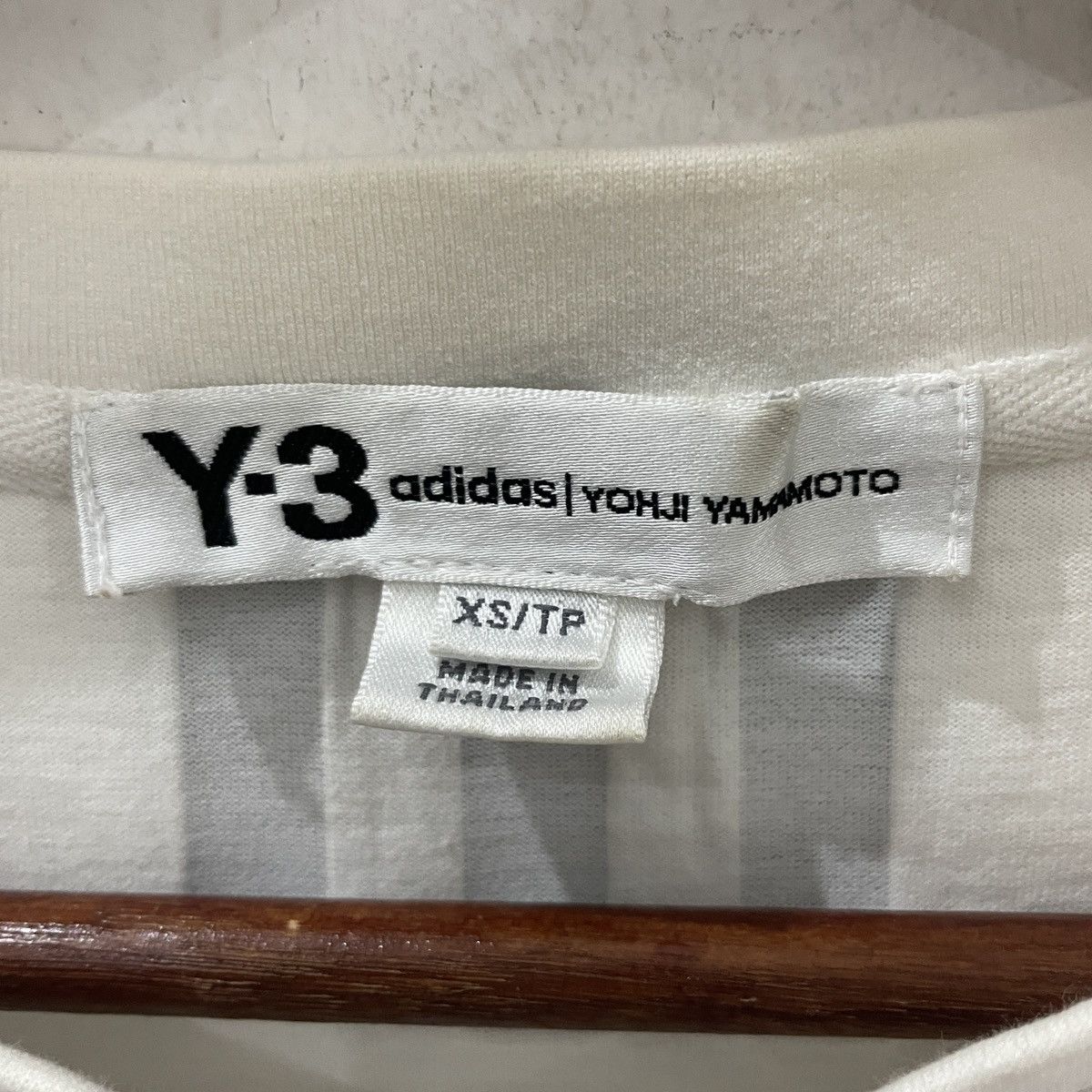 Adidas × Y's Y-3 Yohji Yamamoto X Adidas Big Logo Tee Size US S / EU 44-46 / 1 - 5 Thumbnail