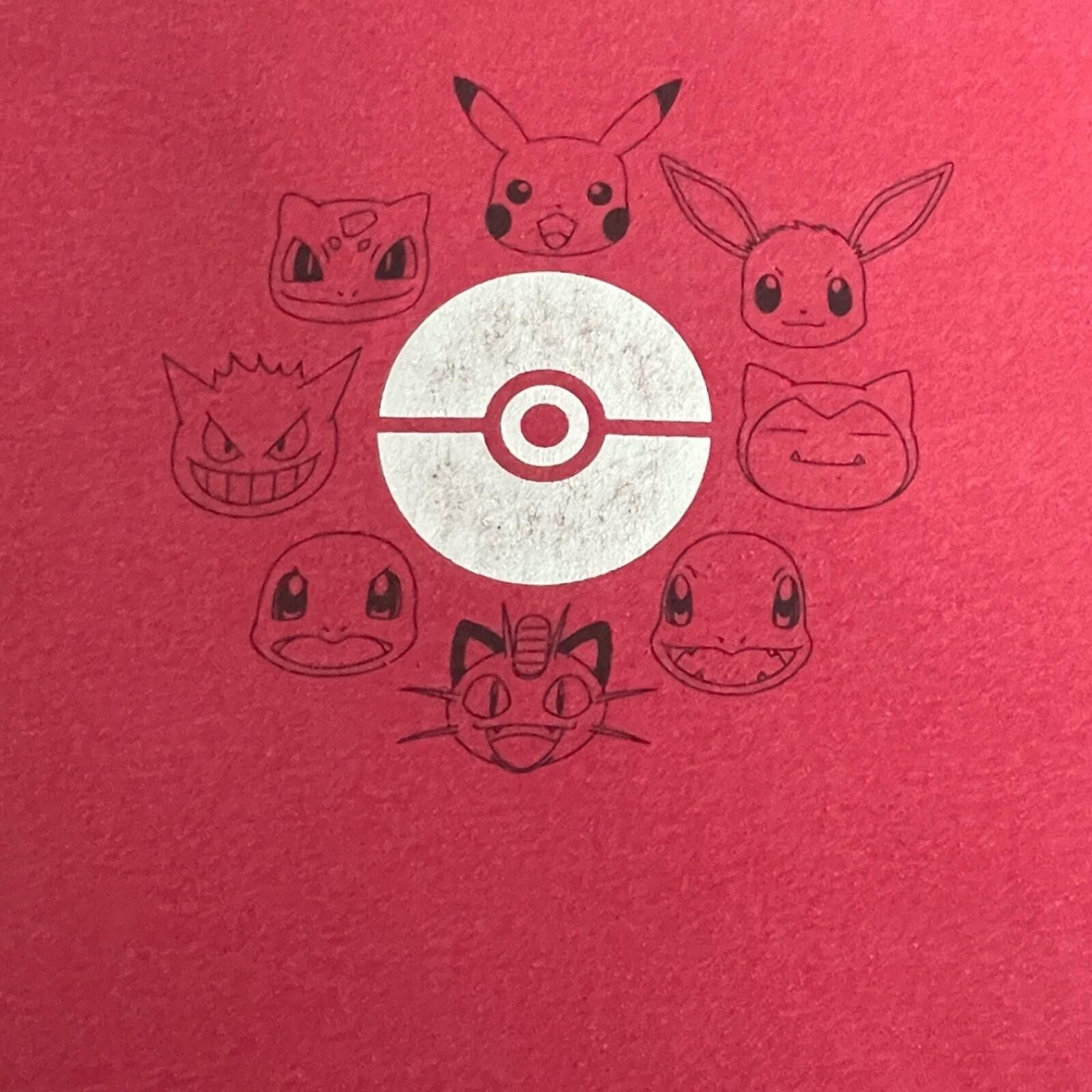 Nintendo Pokemon Red Graphic T Shirt Mens XL Pikachu Gaming Tee CLEAN Size US XL / EU 56 / 4 - 3 Thumbnail