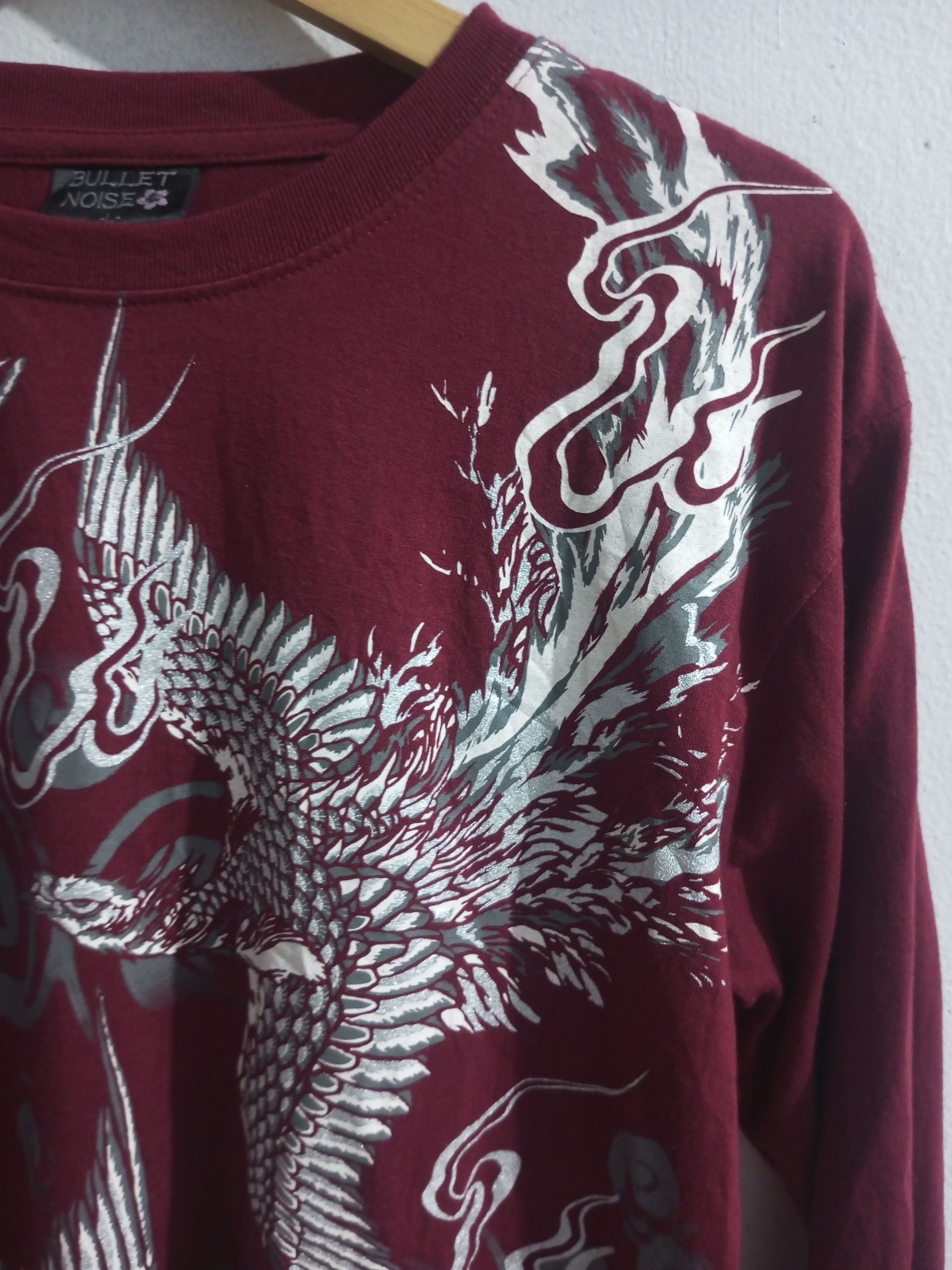 Karakuri Tamashii Vintage Bullet Noise Phoenix sukajan long sleeve tshirt Size US L / EU 52-54 / 3 - 2 Thumbnail