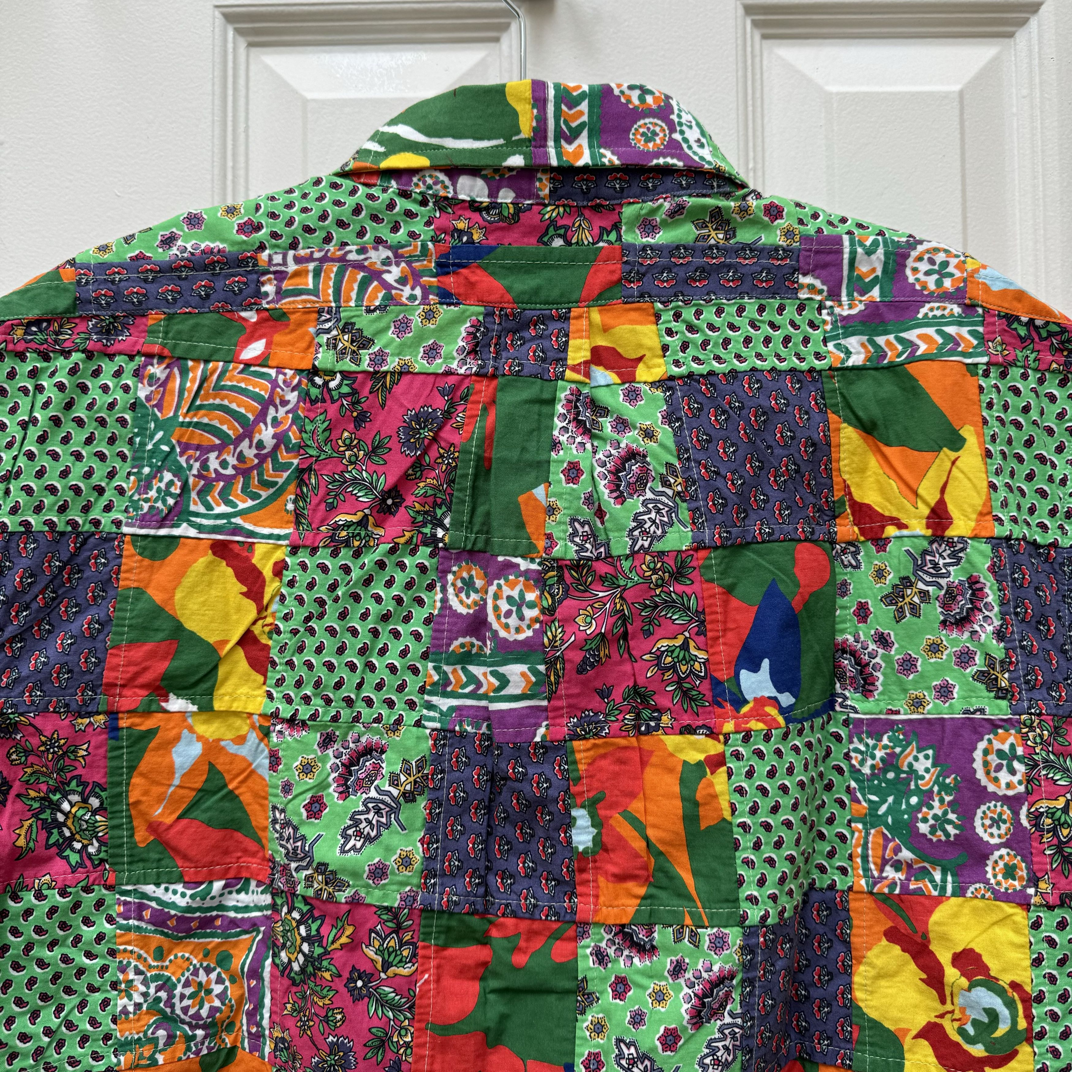 Brooks Brothers NWT Brooks Brothers Patchwork Floral Shirt Bright Tropical Size US L / EU 52-54 / 3 - 6 Thumbnail