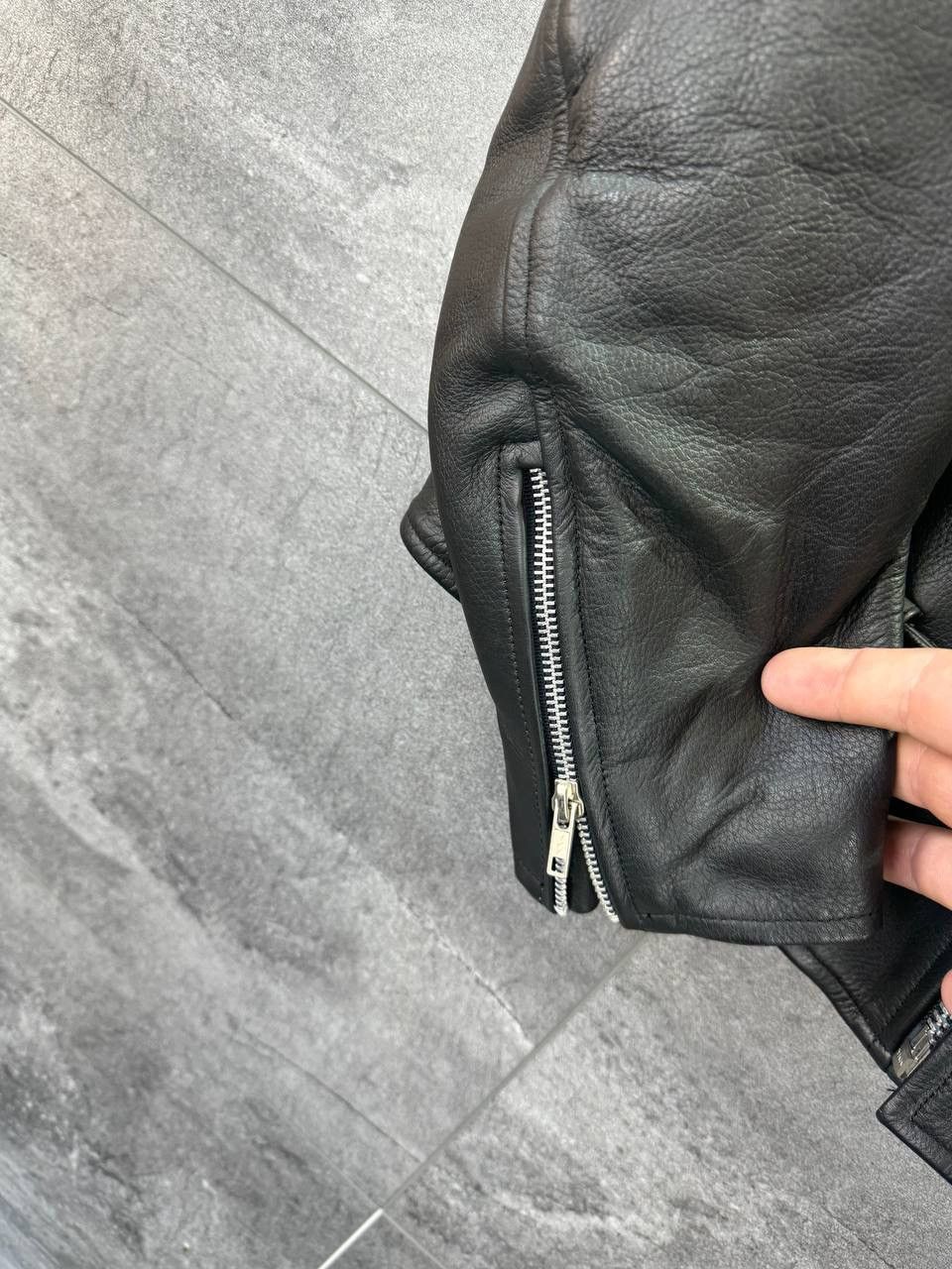 Genuine Leather Vintage Motorcycle Leather Biker Mens Jacket Size US S / EU 44-46 / 1 - 9 Thumbnail