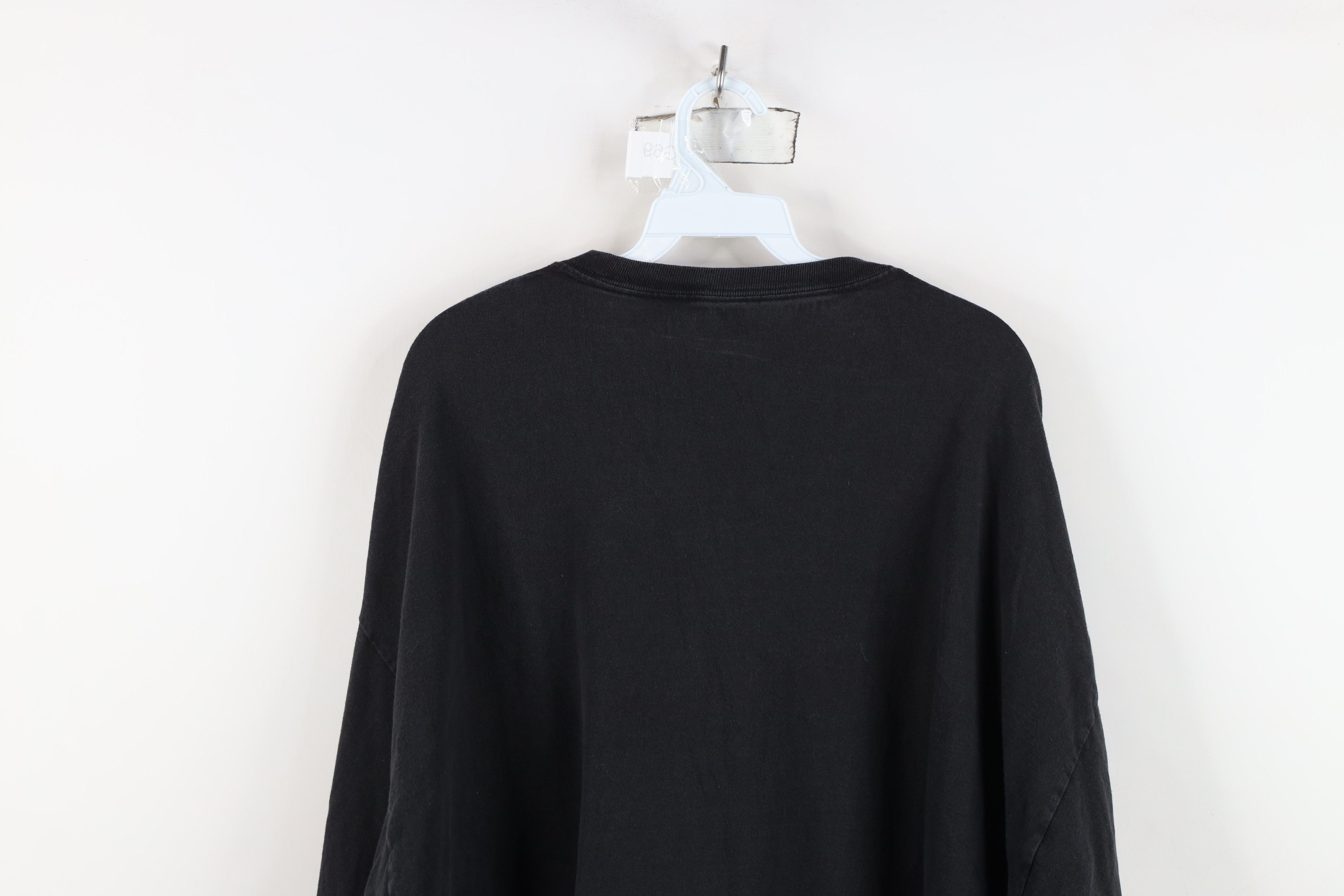 Vintage Vintage 90s Y2K Streetwear Long Sleeve T-Shirt Black Cotton Size US XXL / EU 58 / 5 - 12 Thumbnail