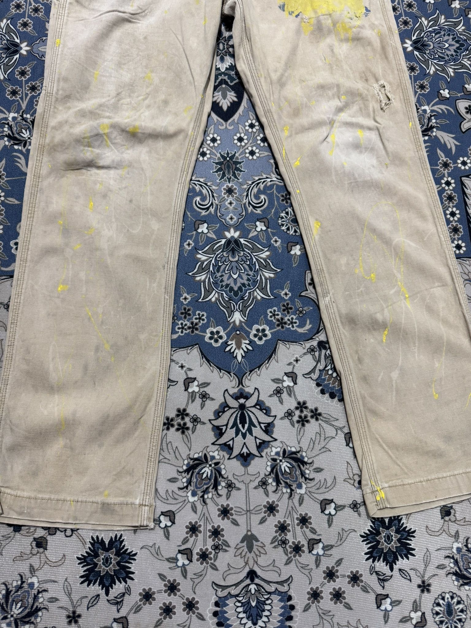 Carhartt × Carhartt Wip Vintage Carhartt Workers Painter Distressed Carpenter Pants Size US 30 / EU 46 - 3 Thumbnail