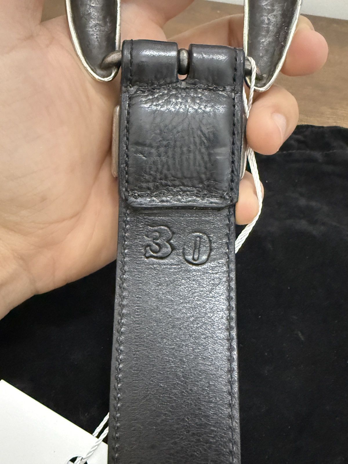 Chrome Hearts Chrome Hearts Leather Waist Belt 3-Piece Western Size 30 - 17 Thumbnail