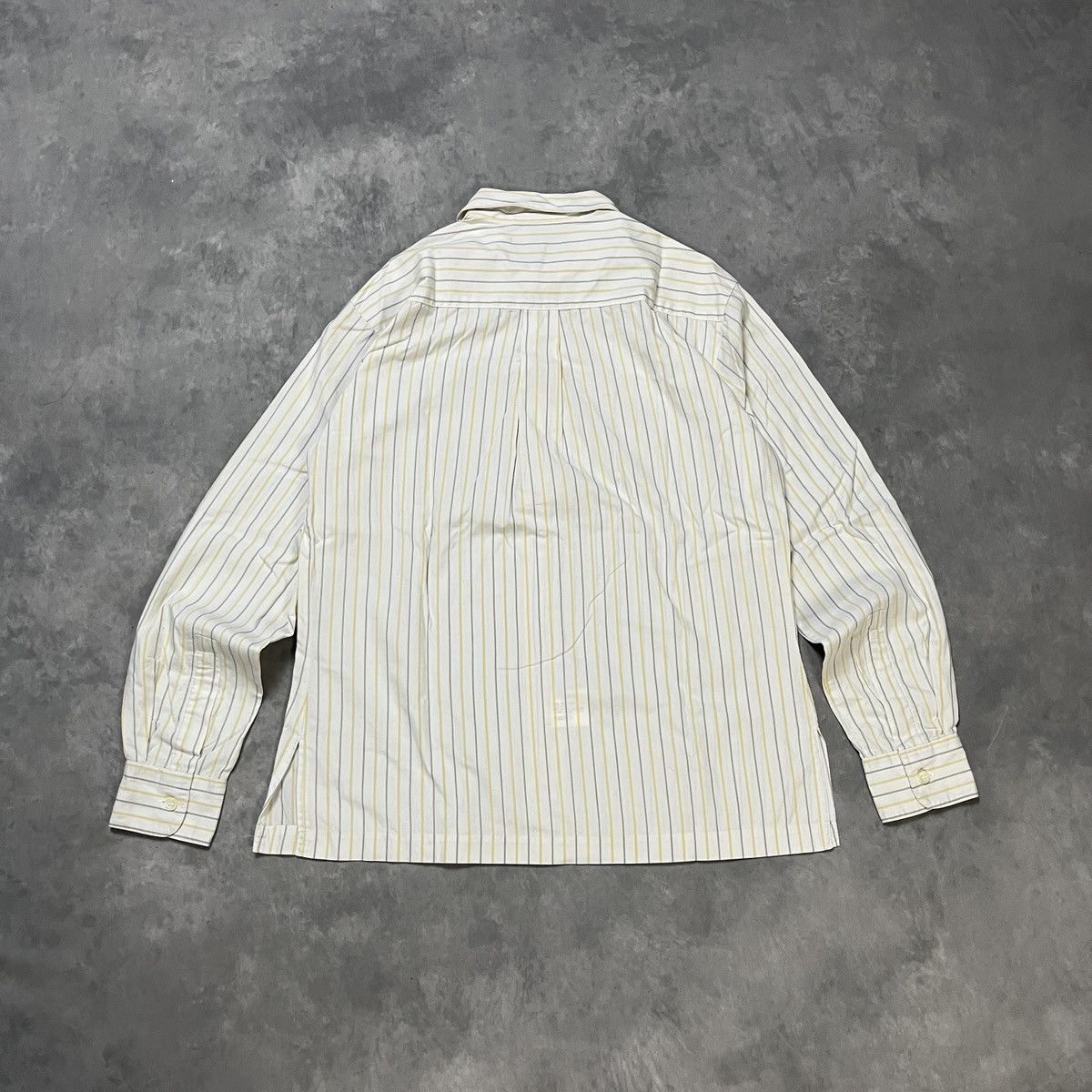 Issey Miyake IM Product Classic Minimalist Pinstripe Long Shirt Size US M / EU 48-50 / 2 - 7 Thumbnail